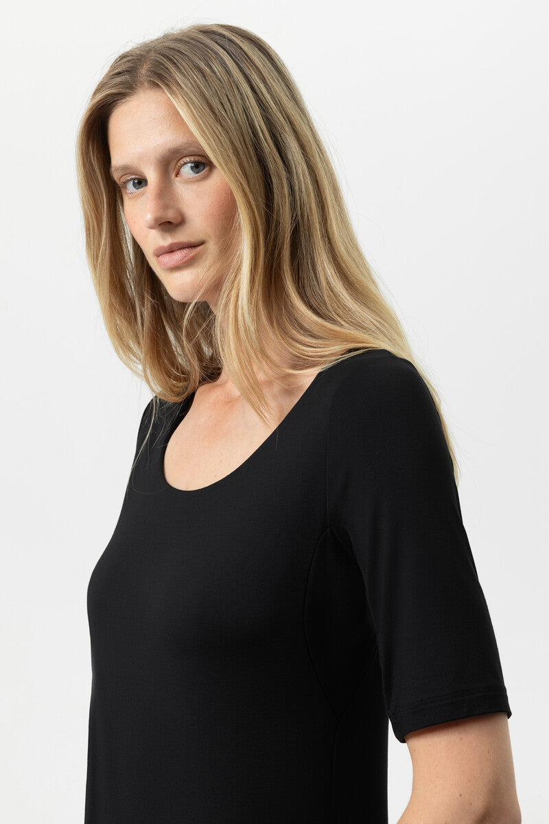 T-Shirt Serie Blazershirt - schwarz