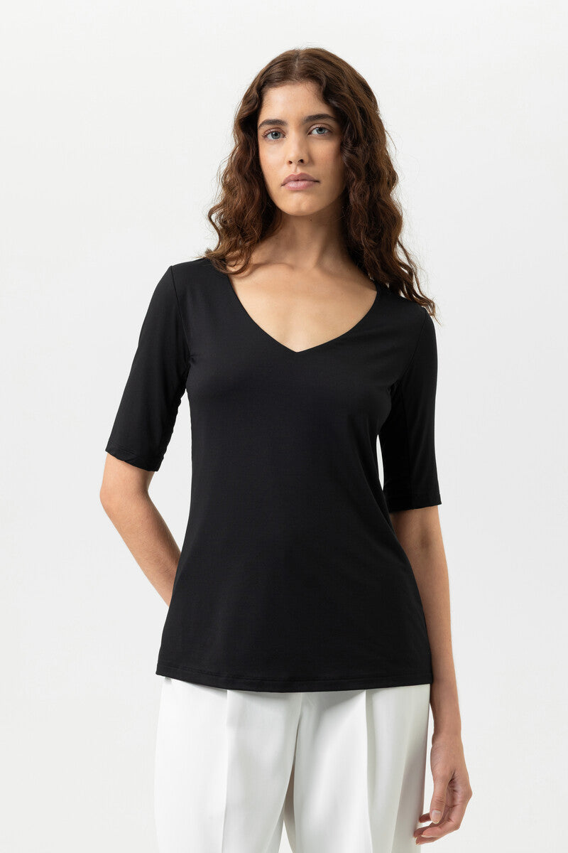 T-Shirt Serie Blazershirt - schwarz