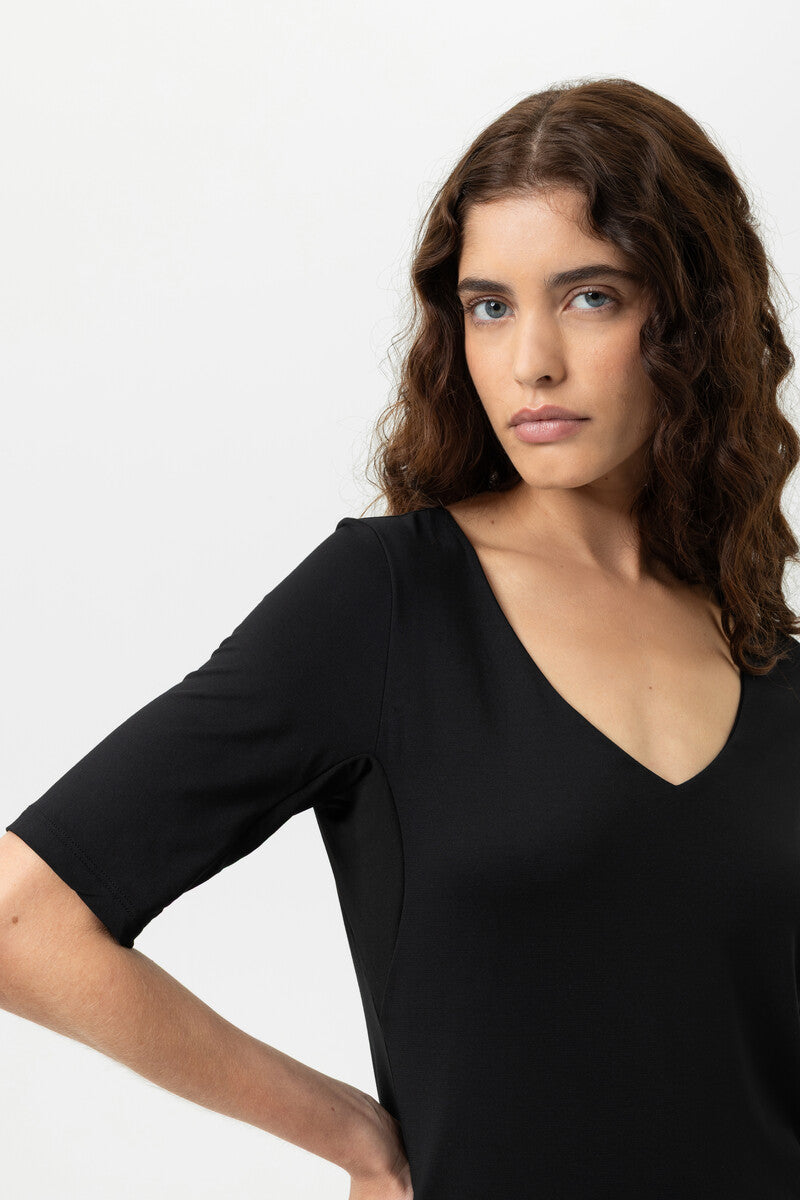 T-Shirt Serie Blazershirt - schwarz