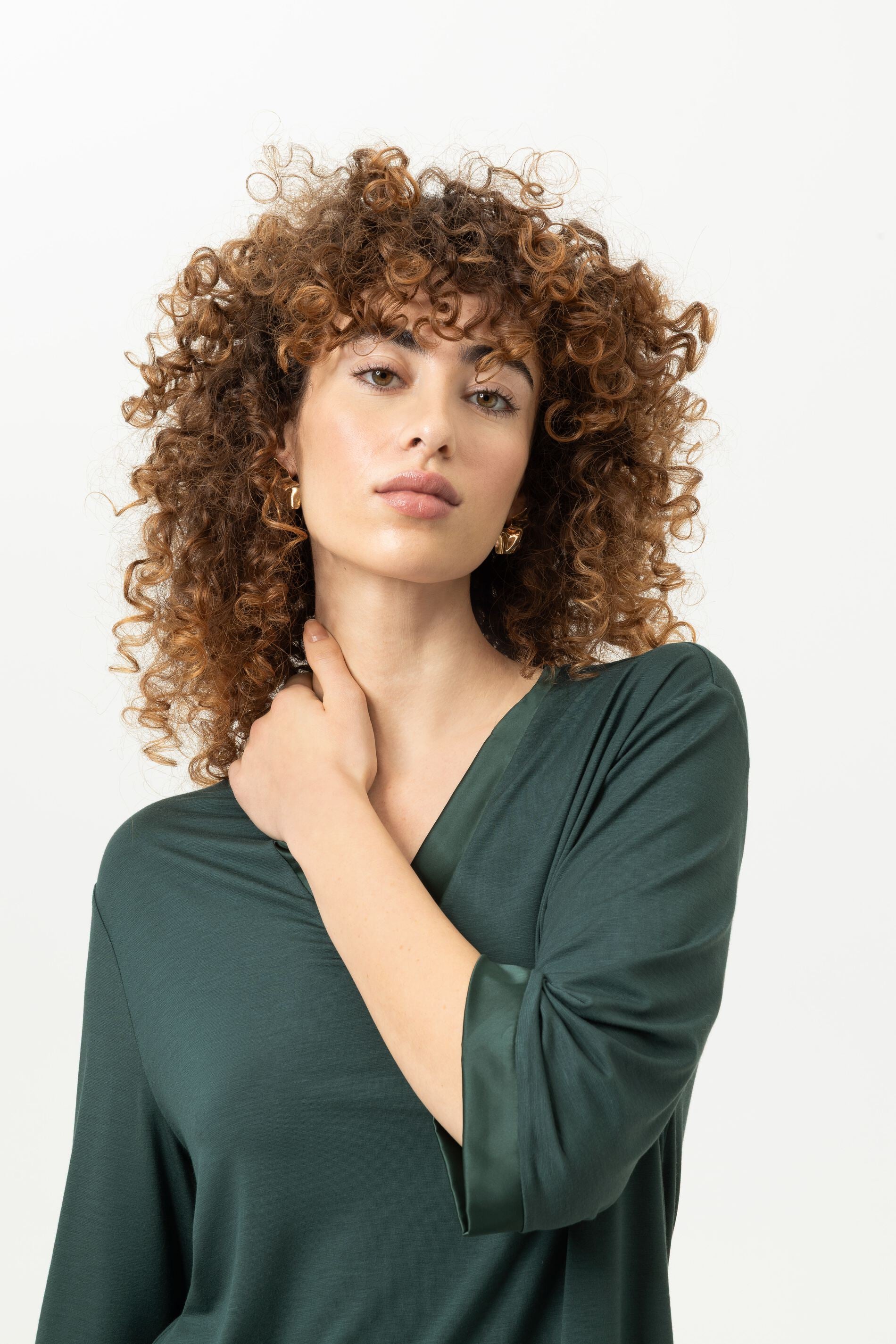 T-Shirt 3/4 Arm Serie Pure Chic Farbe Mystic Jade