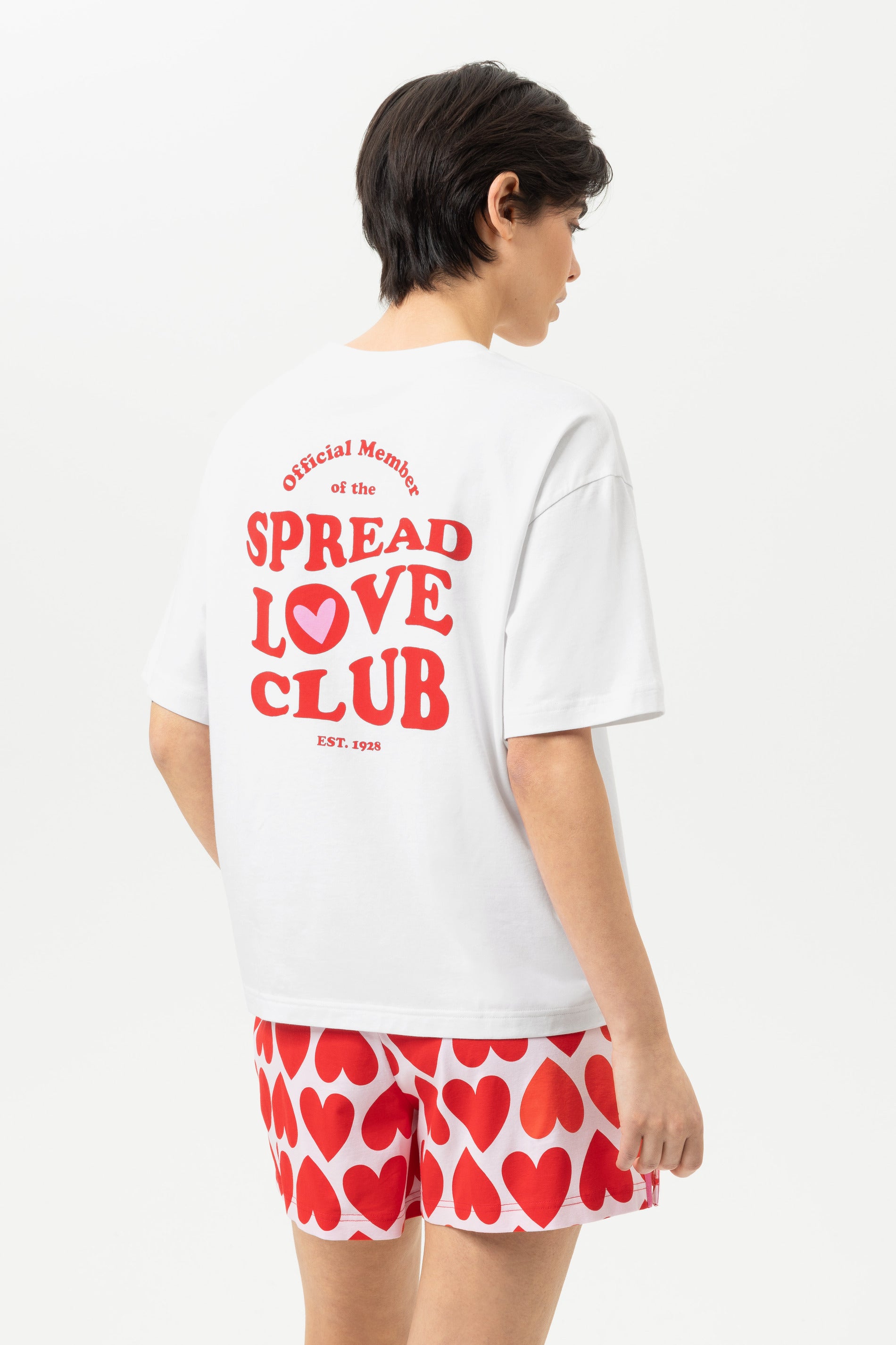T-Shirt Serie Solid Love Farbe Weiss