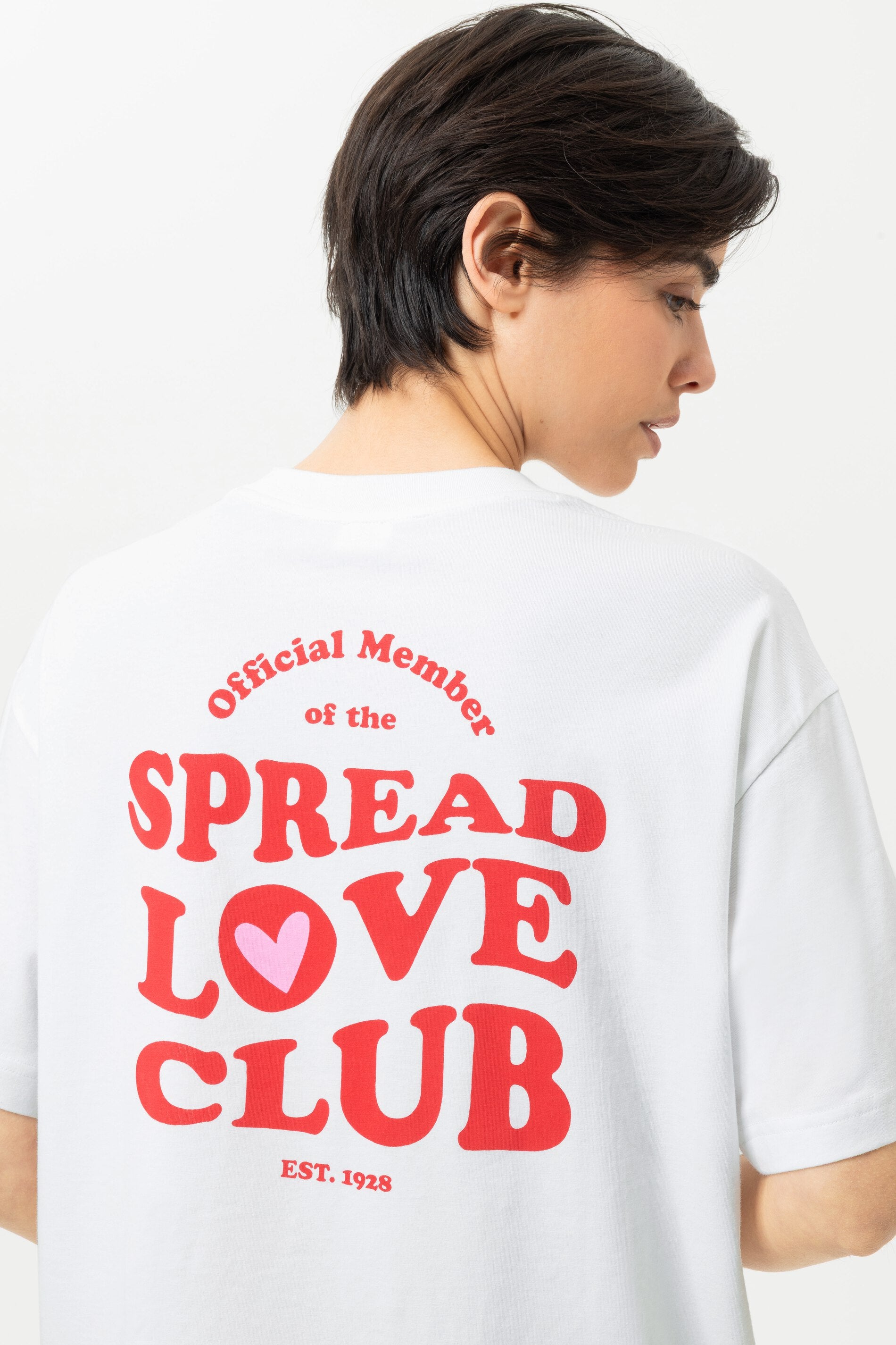 T-Shirt Serie Solid Love Farbe Weiss