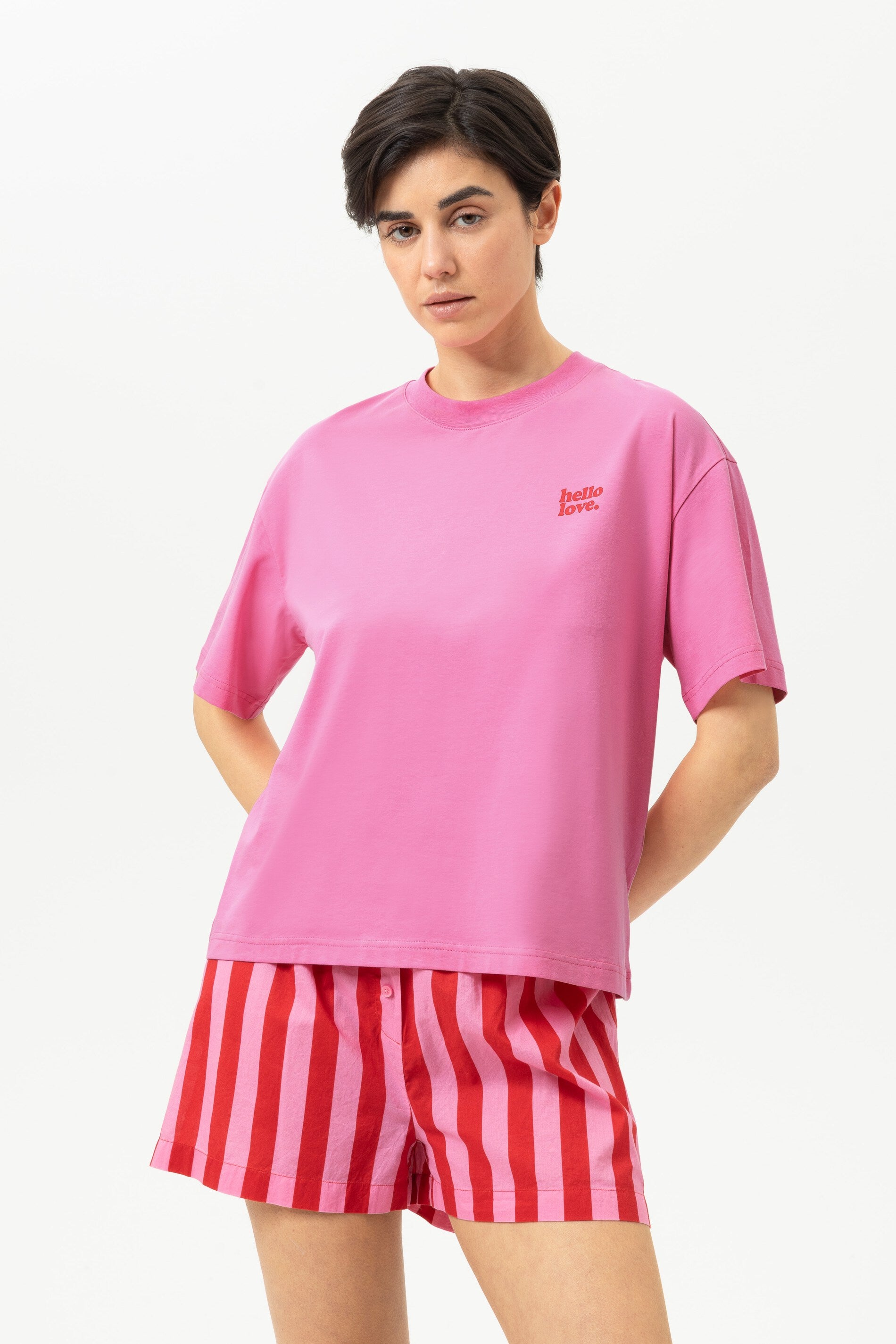 T-Shirt Serie Solid Love Farbe Bubblegum Bliss