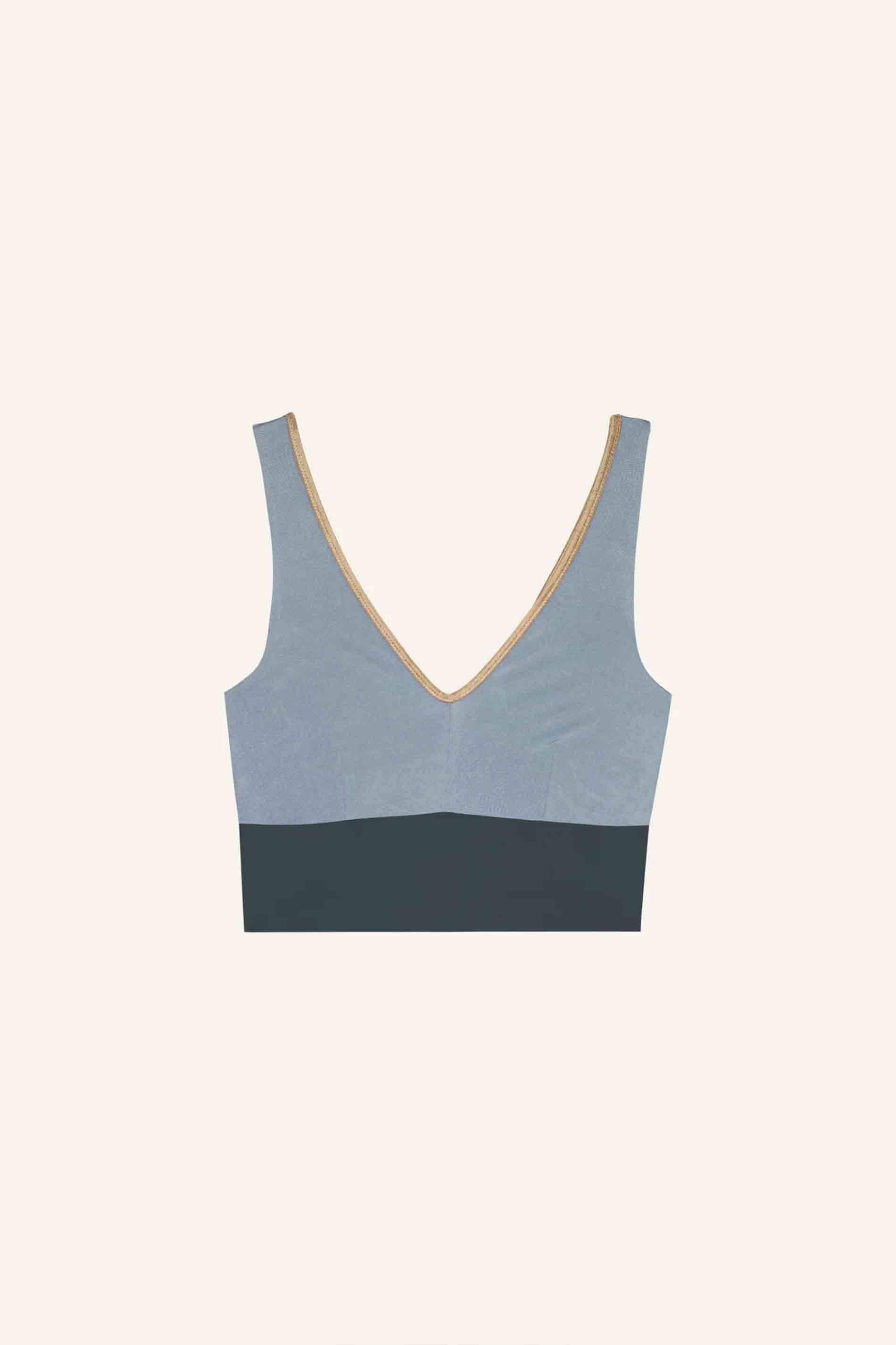 YOGA TOP - crystal-grey / set