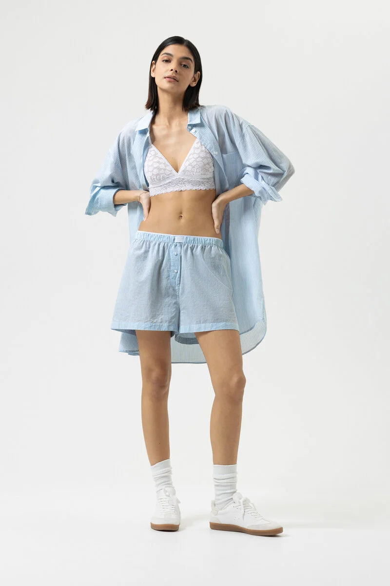 Hose kurz - powder blue