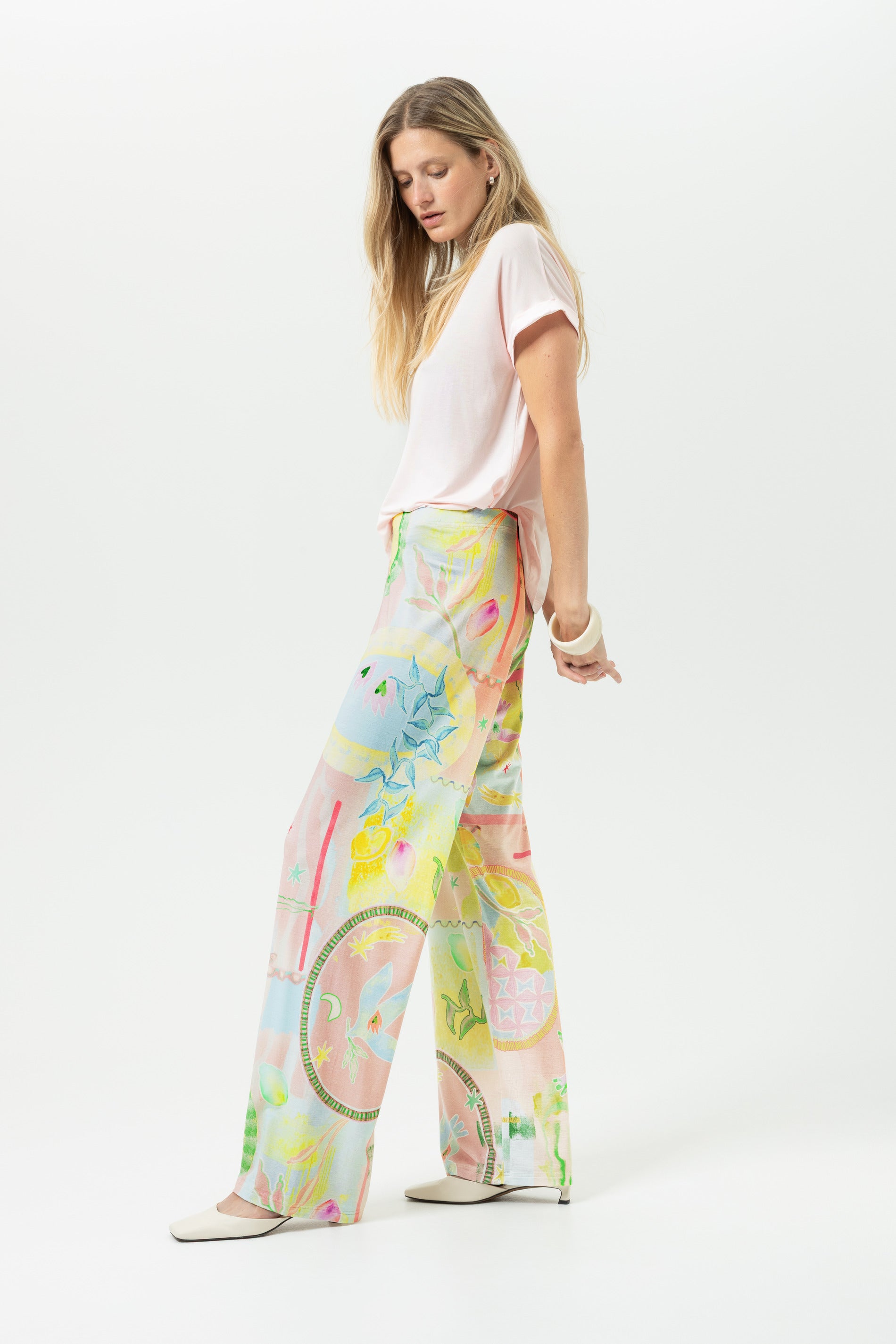 Hose lang - breezy blue