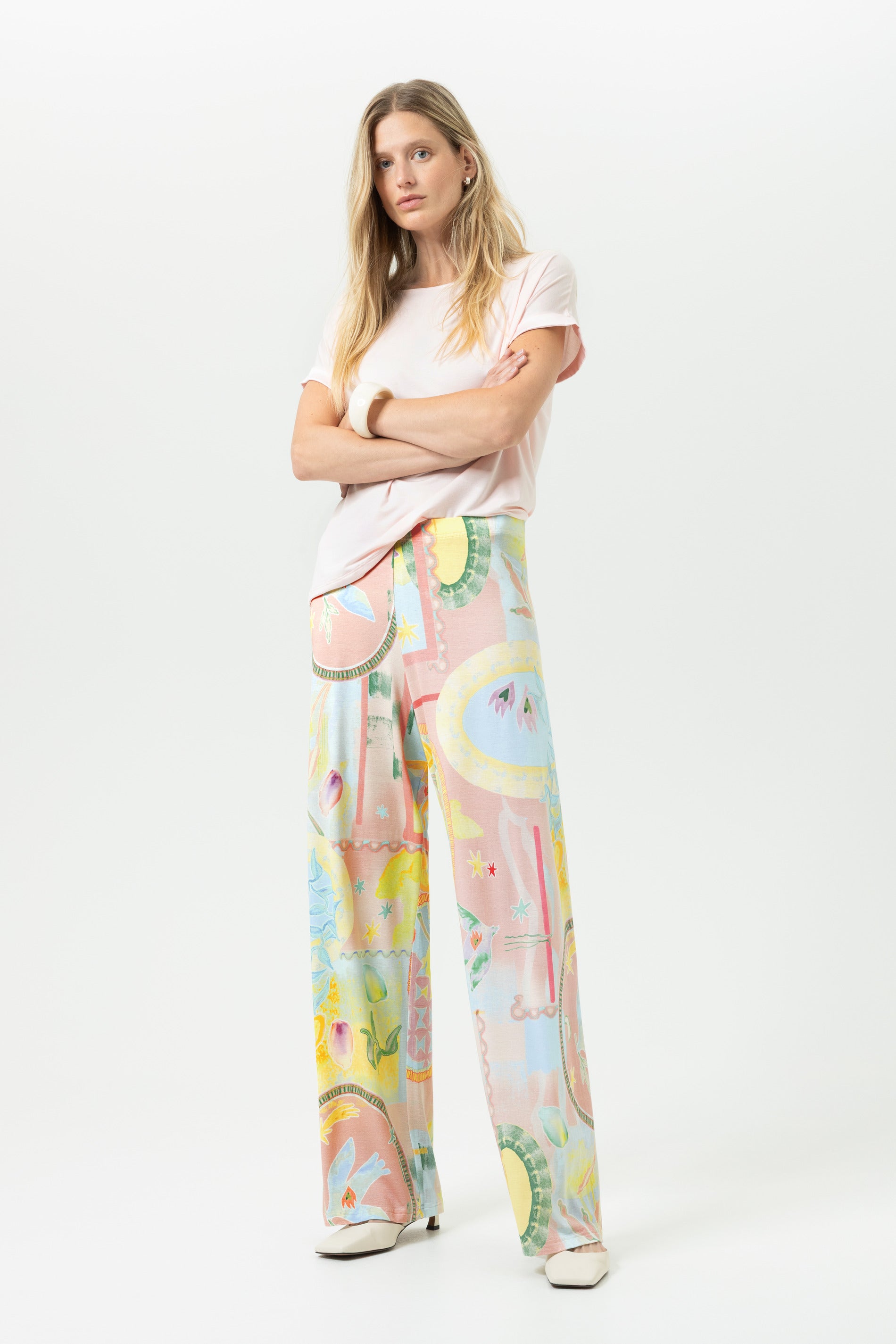 Hose lang - breezy blue