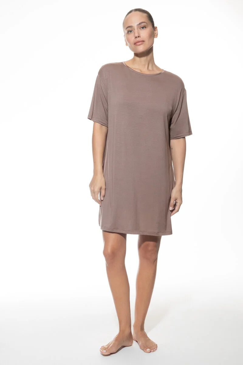 Bigshirt kurzarm - milk`n coffee