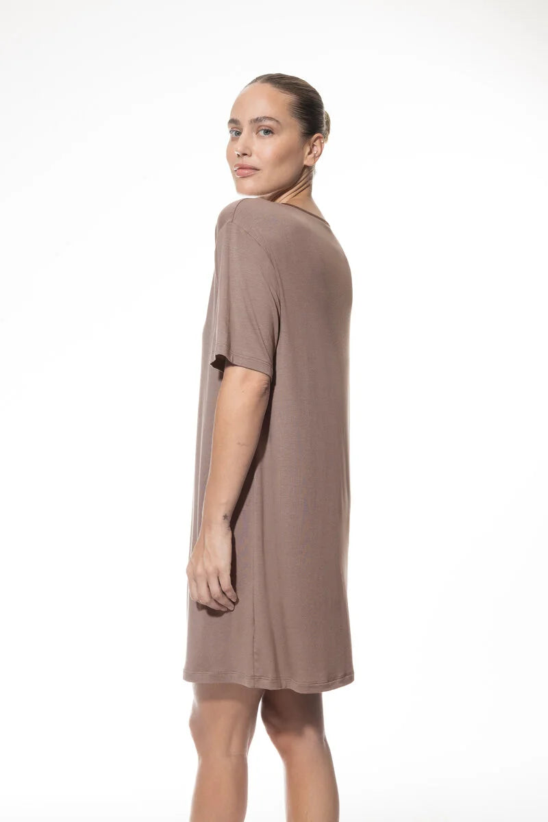 Bigshirt kurzarm - milk`n coffee