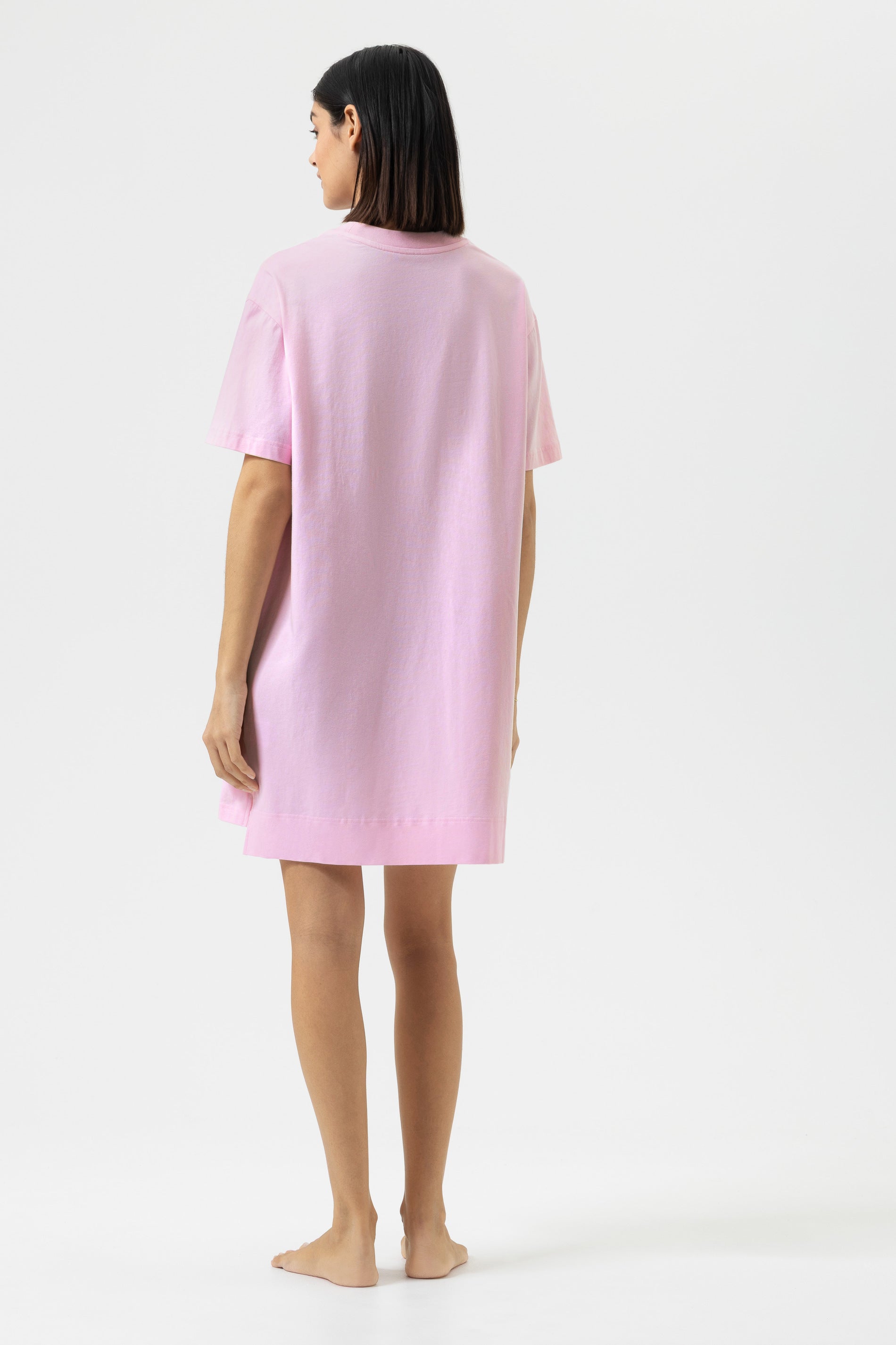 Nachthemd kurzarm - soft pink / back
