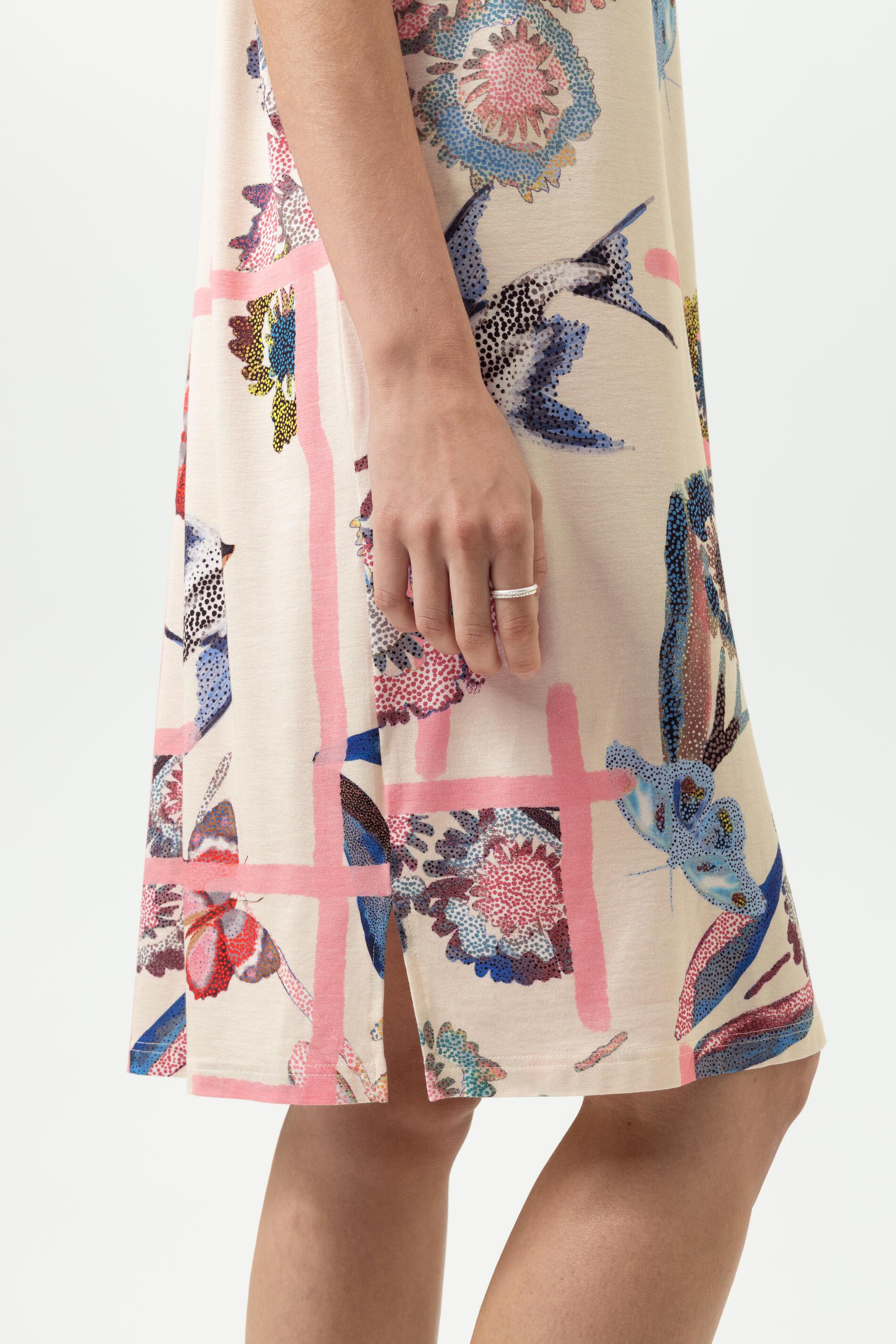 Nachthemd kurzarm - almond milk