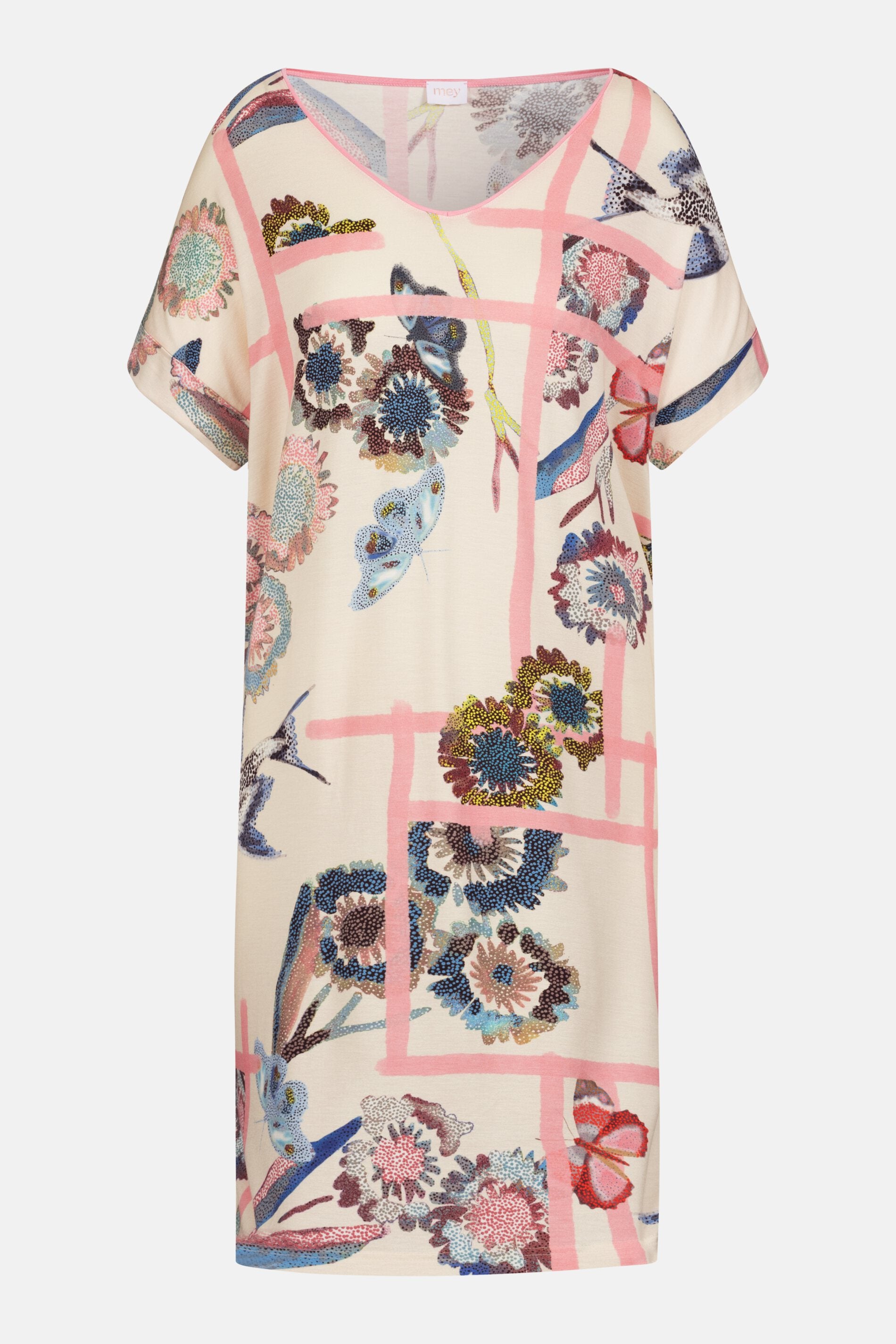 Nachthemd kurzarm - almond milk