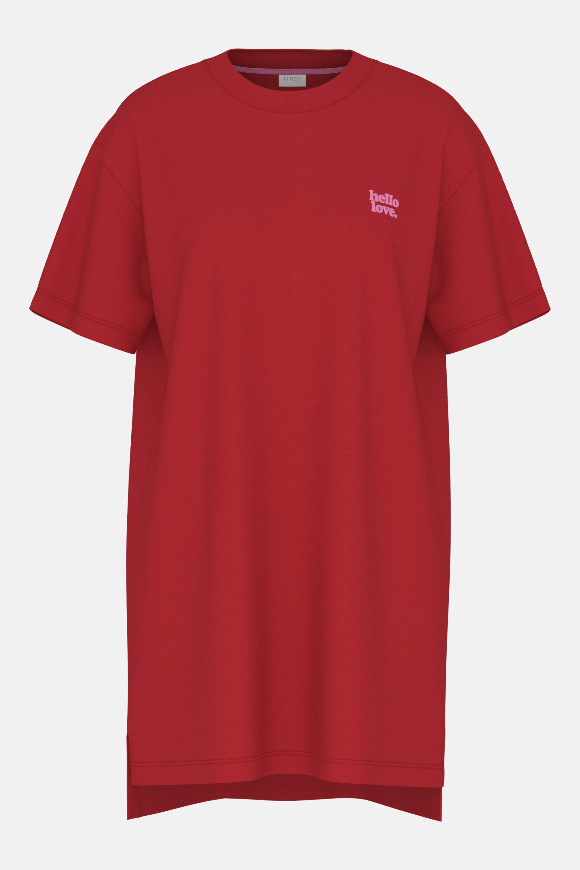 Bigshirt Serie Solid Love Farbe Red Carpet