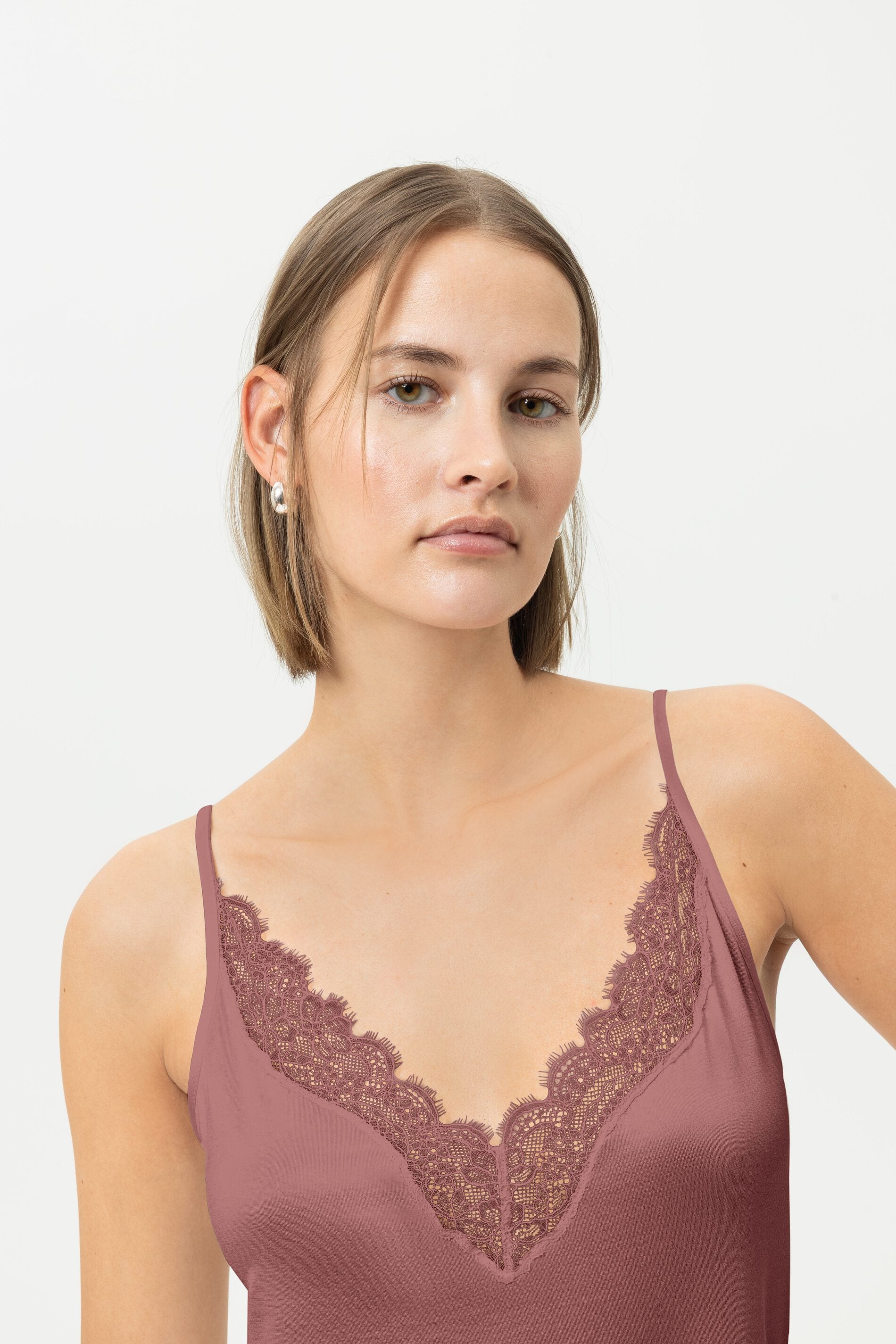 Negligé Serie Pure Shine Lace Farbe Java