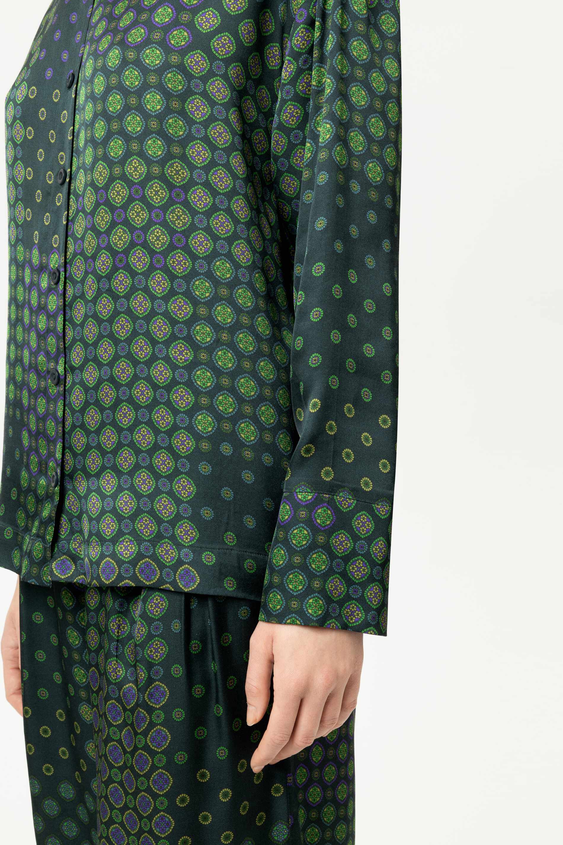 Anzug lang Serie Greenline Tie Farbe Mystic Jade