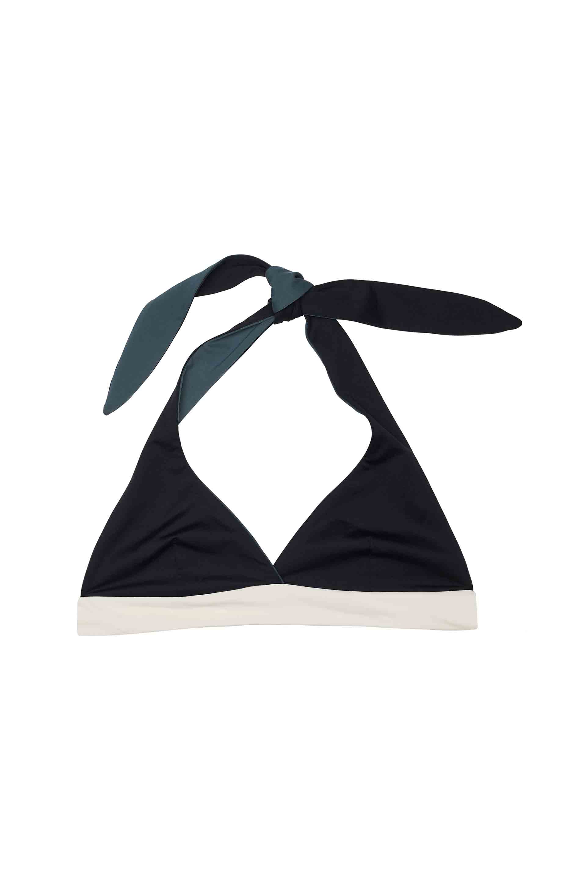 NECKHOLDER TOP - black-grey-white / fs