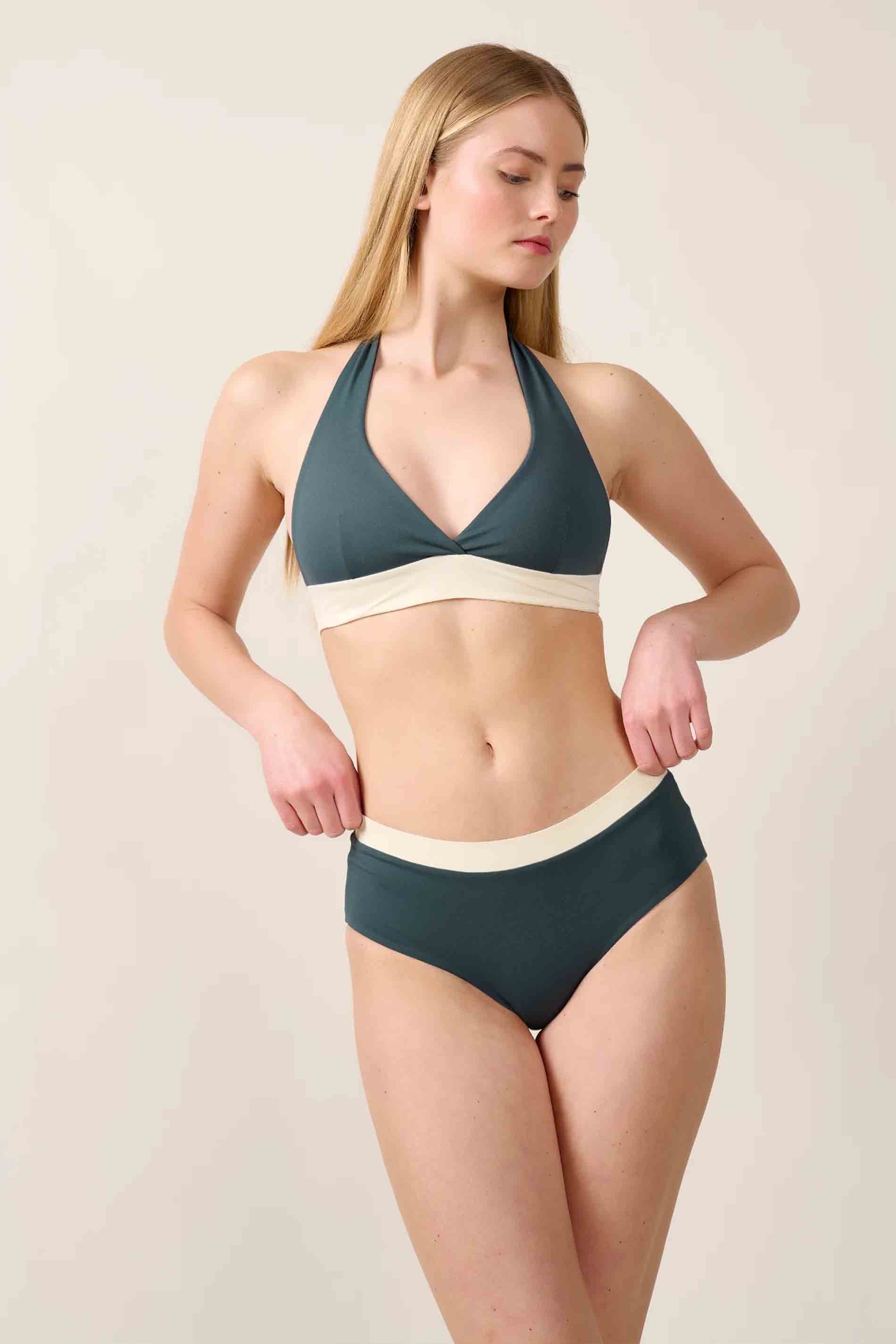 SHORTS WITH WHITE - black-grey-white / front