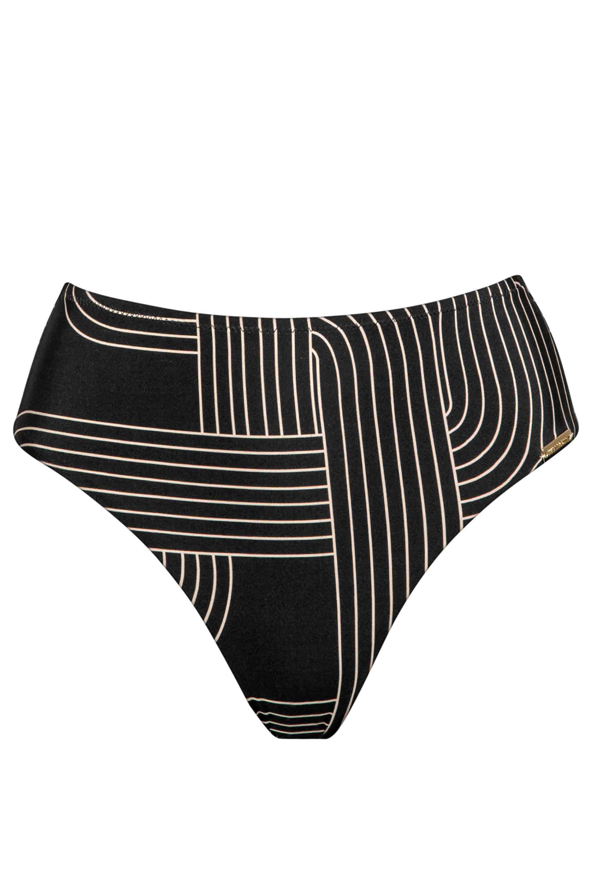 BIKINI SLIP - BLACK-TOFU / fs