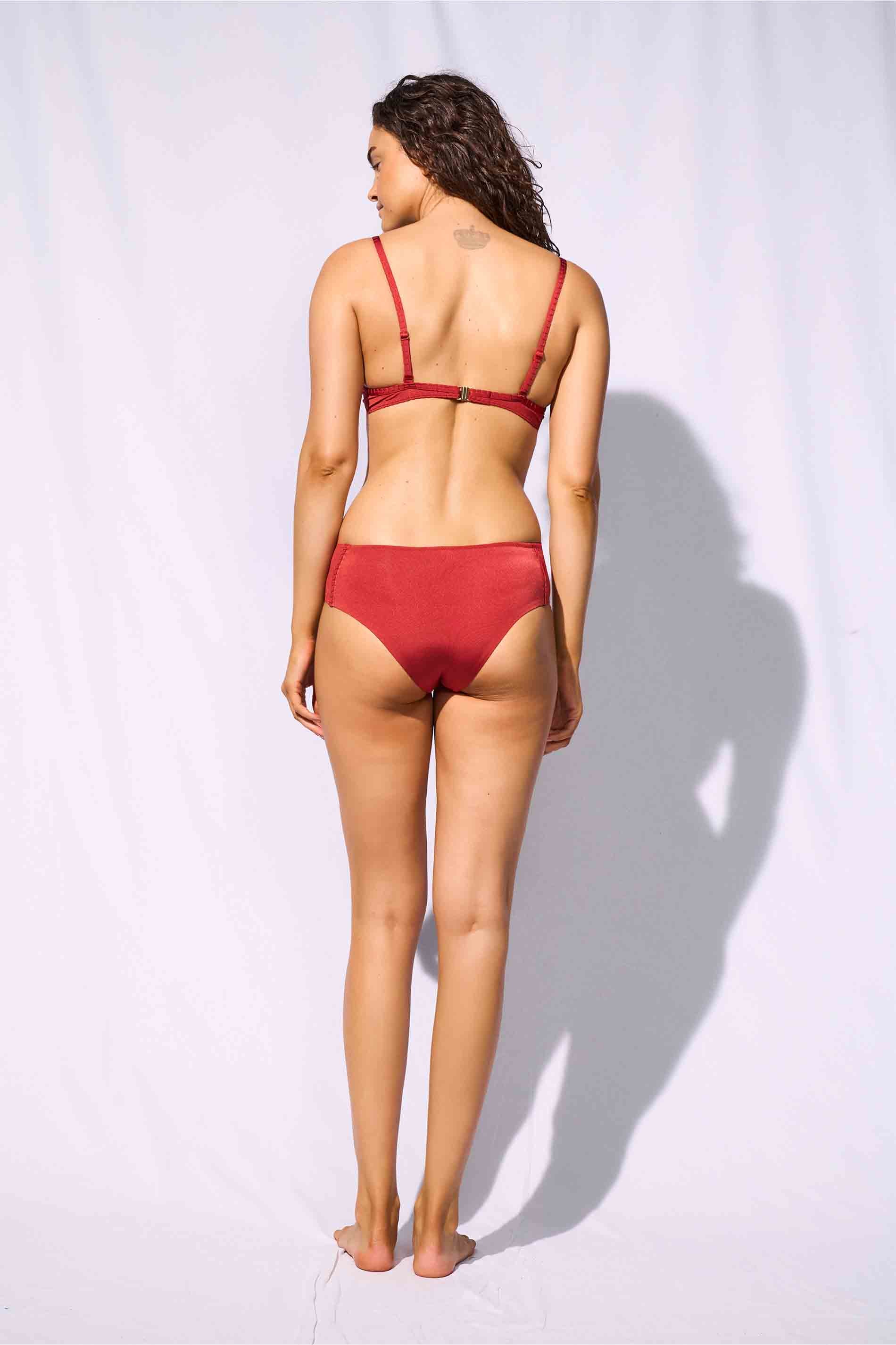 BIKINI SLIP - CRIMSON DUSK / back