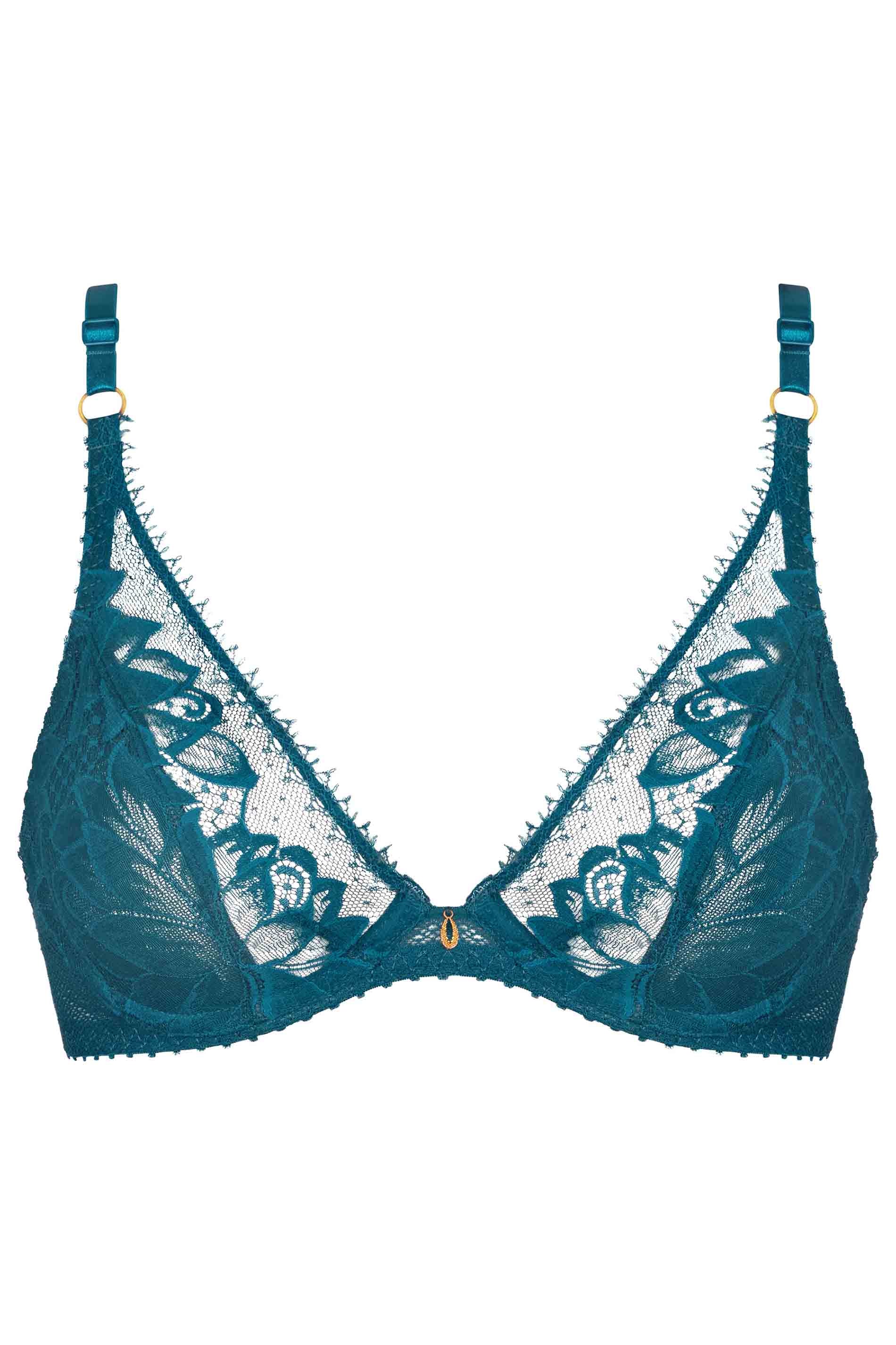 UNDERWIRED TRIANGLE BRA - DRAGONFLY / fs