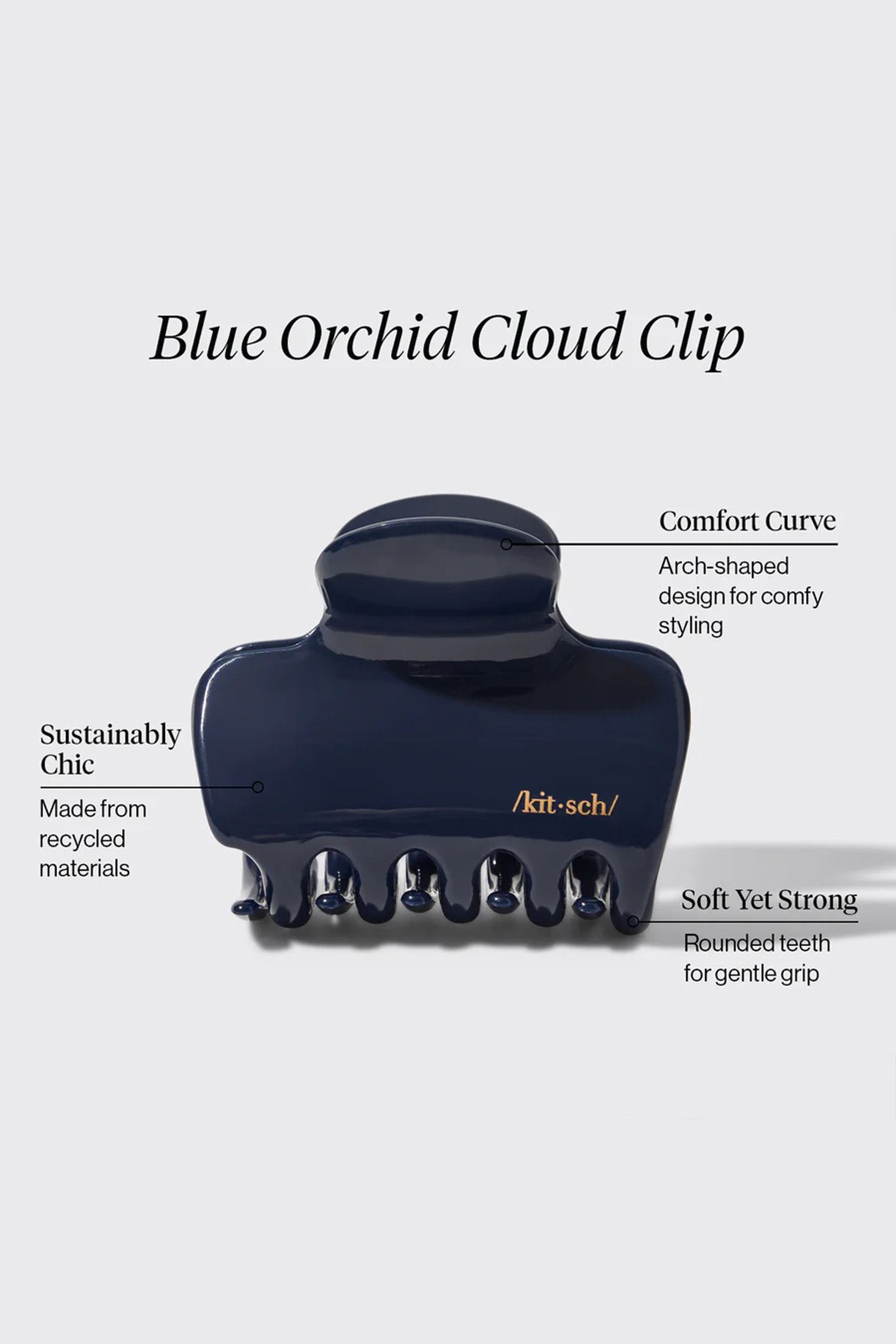 Medium Cloud Clip Blue Orchid
