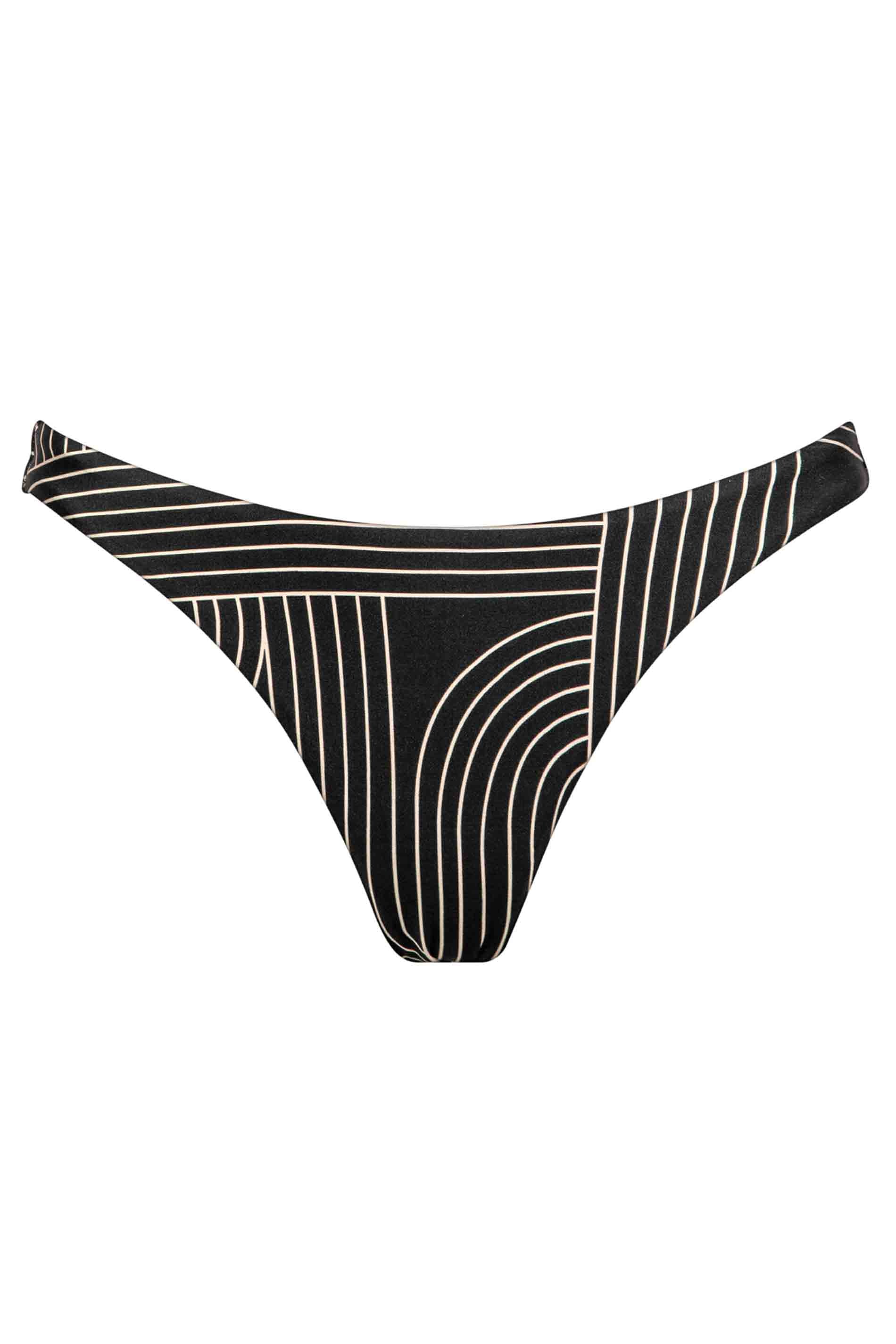 BIKINI SLIP - BLACK-TOFU / fs