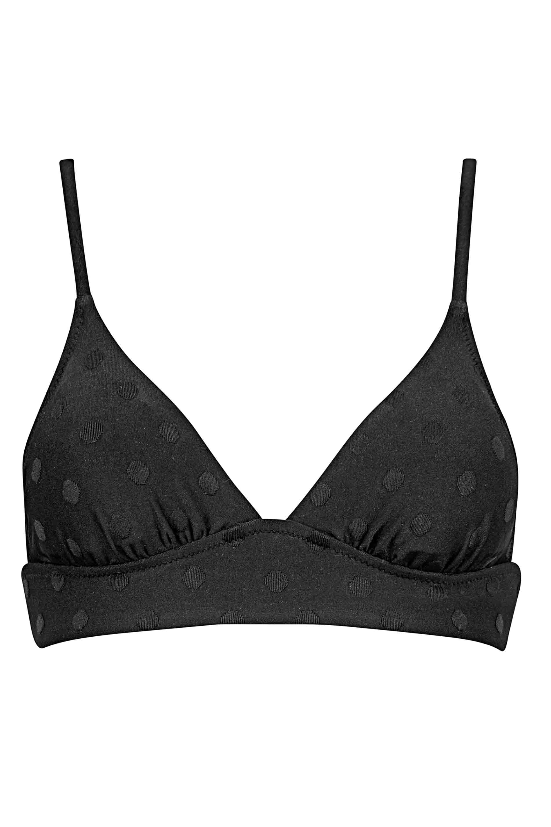 BIKINI TOP - TONAL BLACK / fs
