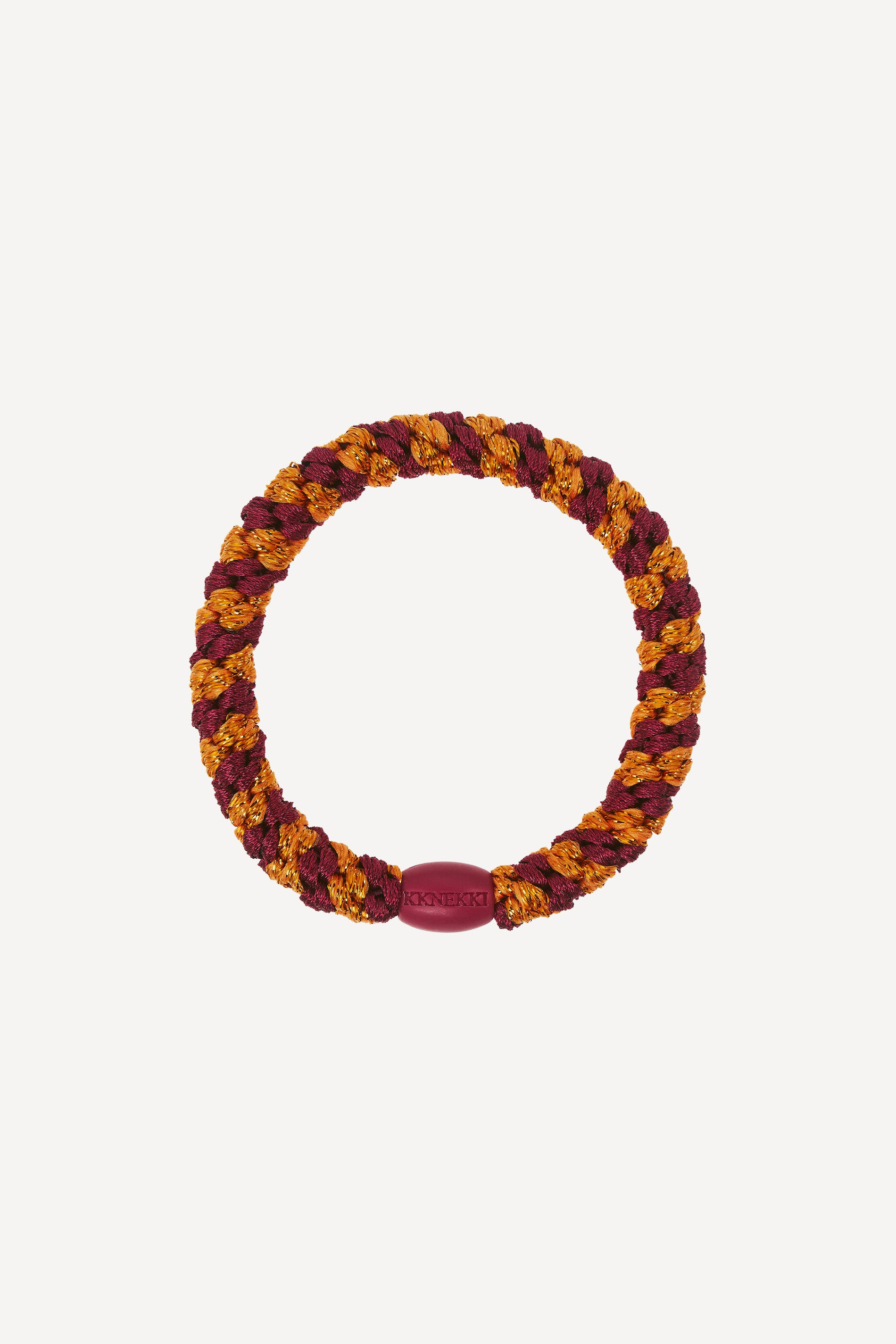 Bordeaux orange glitter Stripe - Two colored stripe