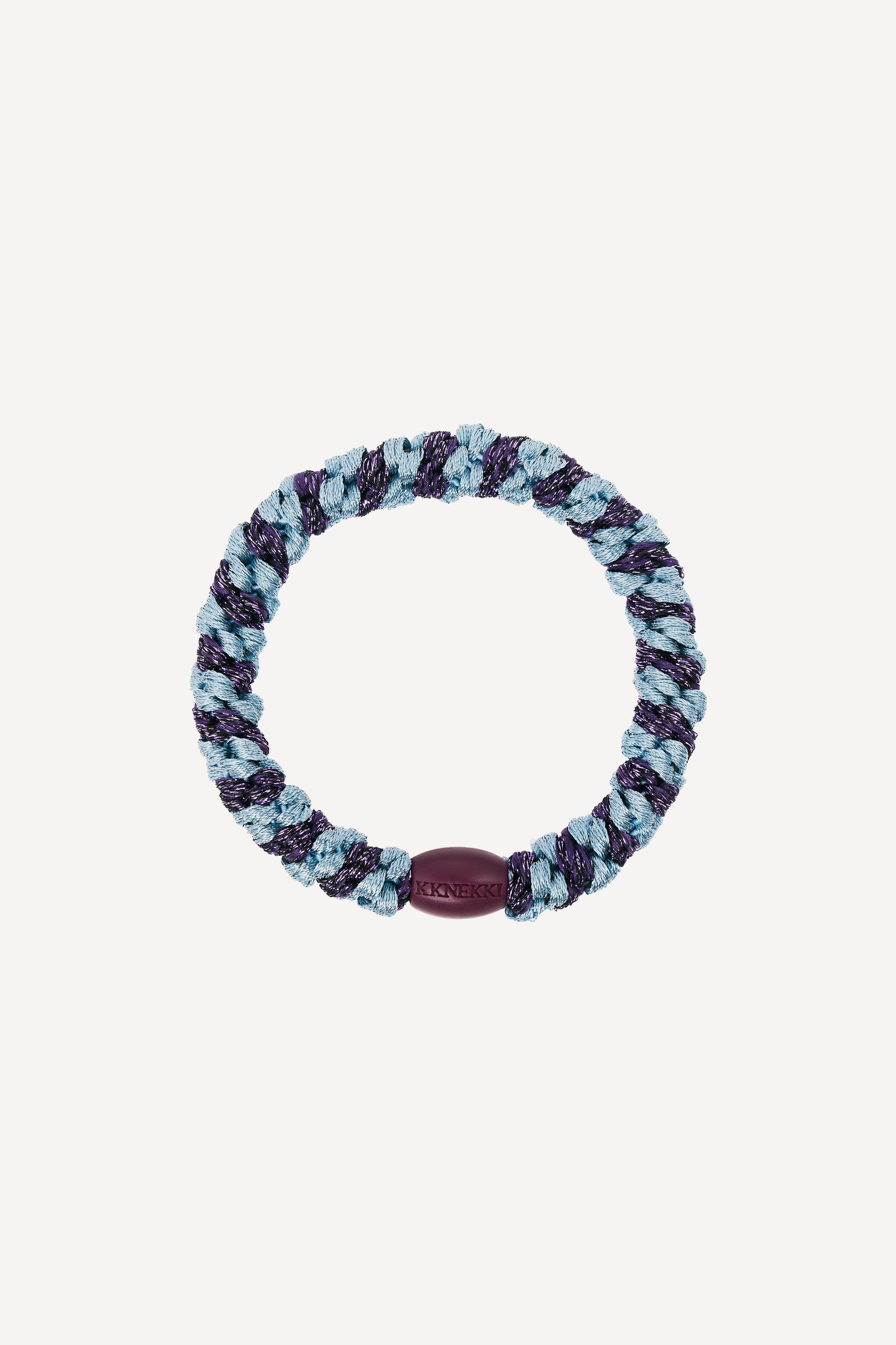 Seablue dark purple glitter Stripe - Two colored stripe