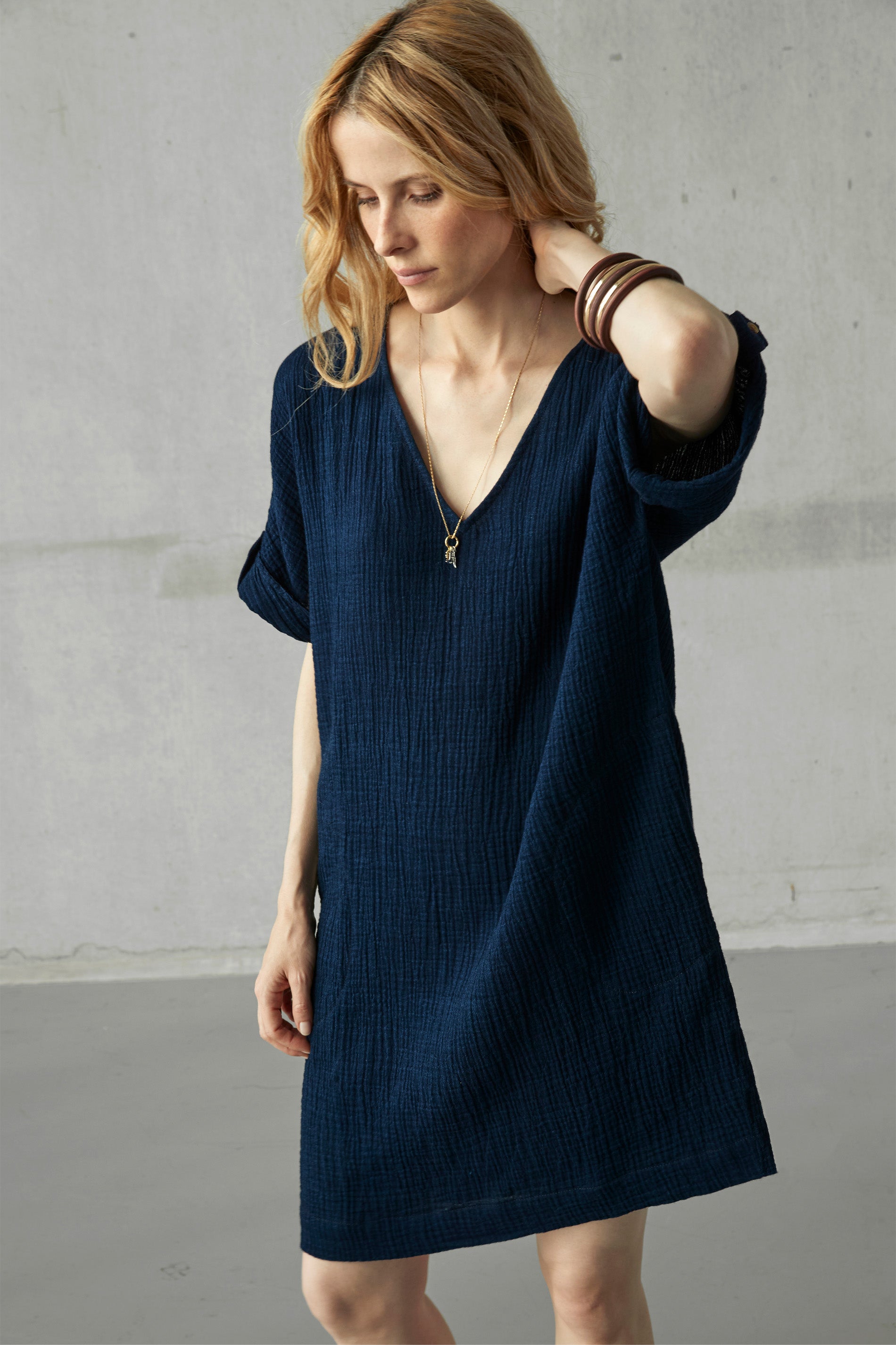 Jurk geweven - DENIM