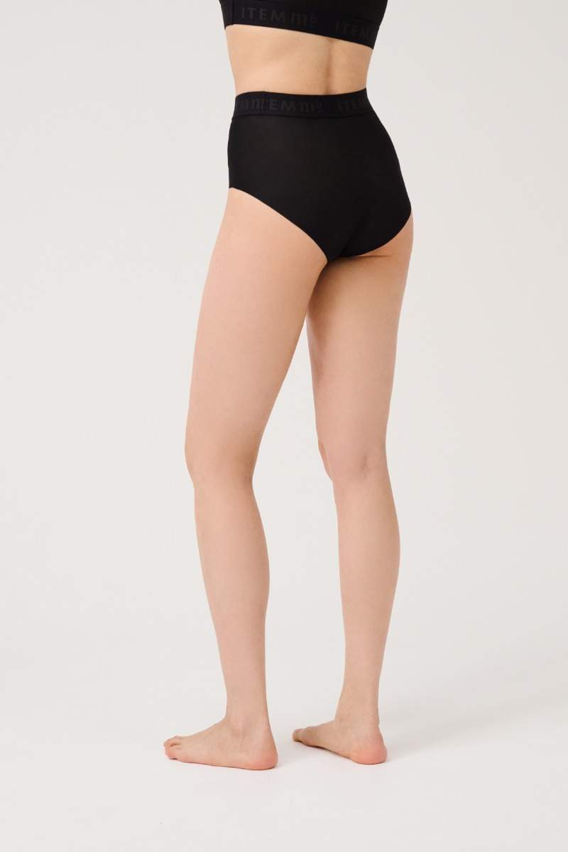 ITEM m6 women all mesh panties - black