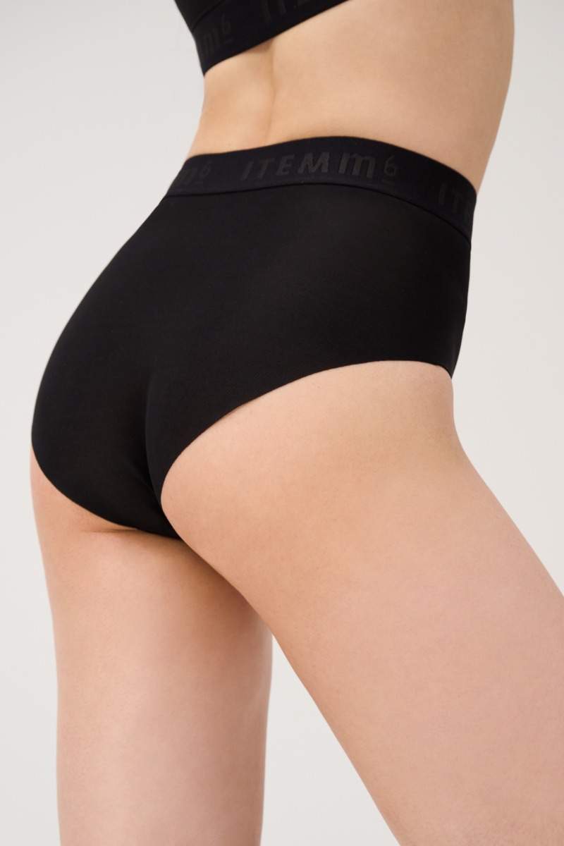 ITEM m6 women all mesh panties - black