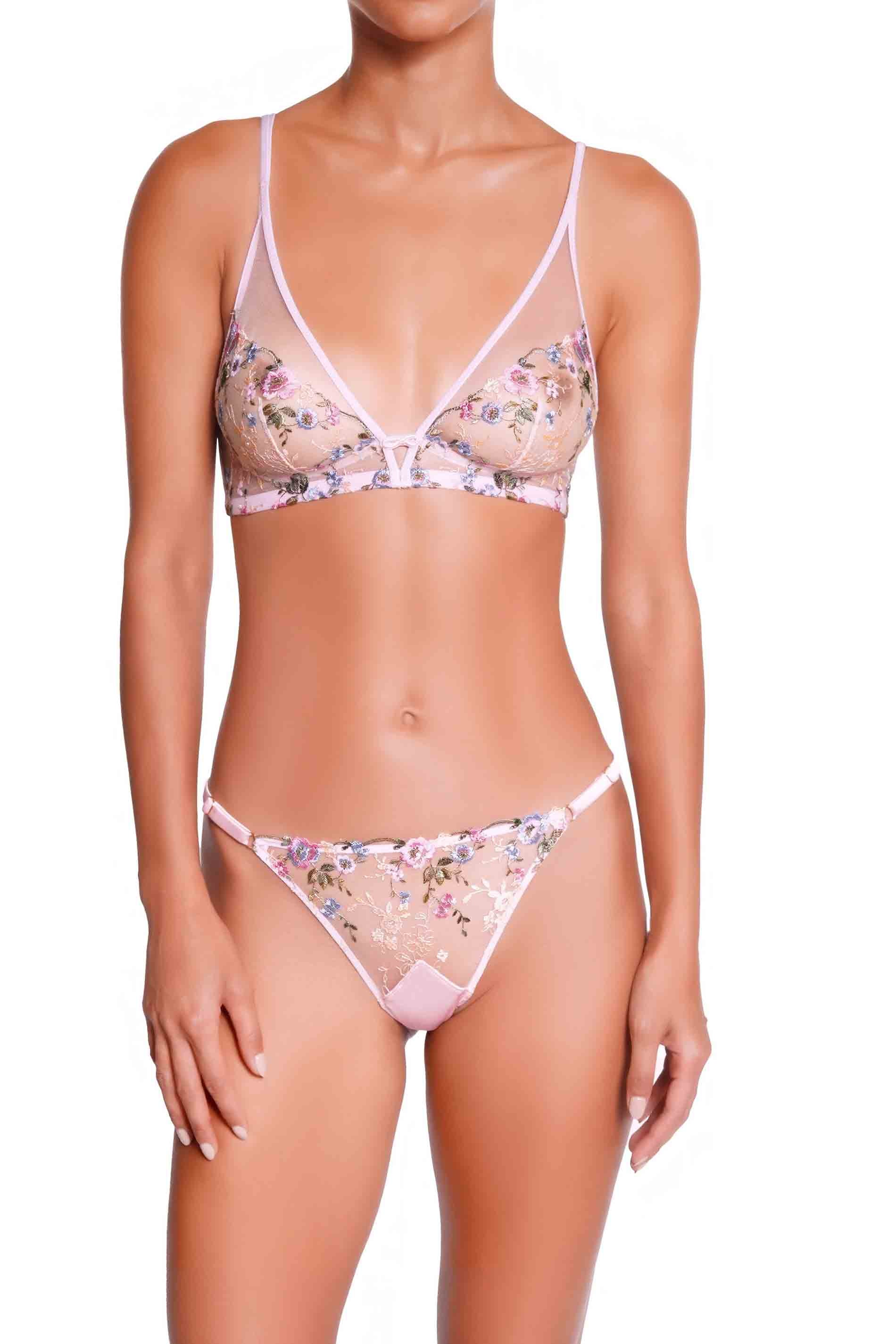 Bralette - blush / front
