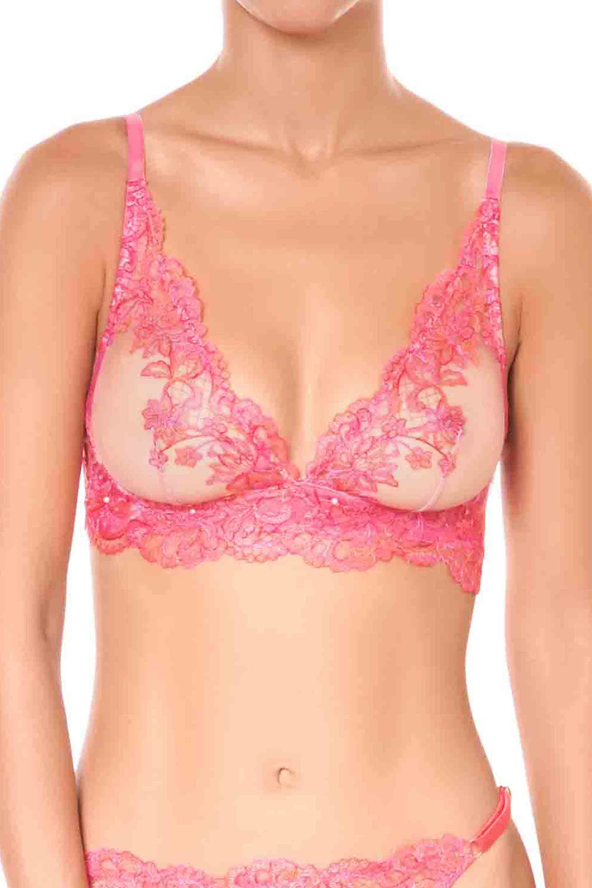 Bralette - pink / front
