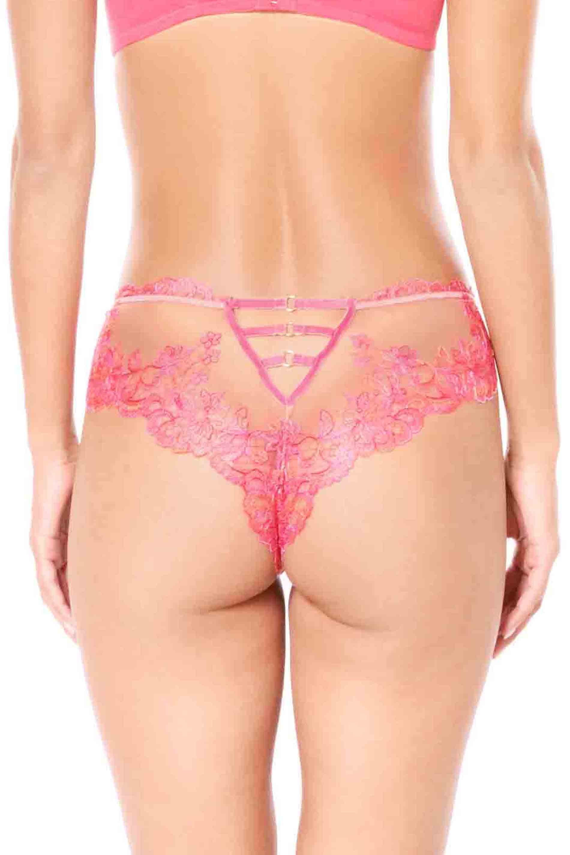 Tanga - pink / back