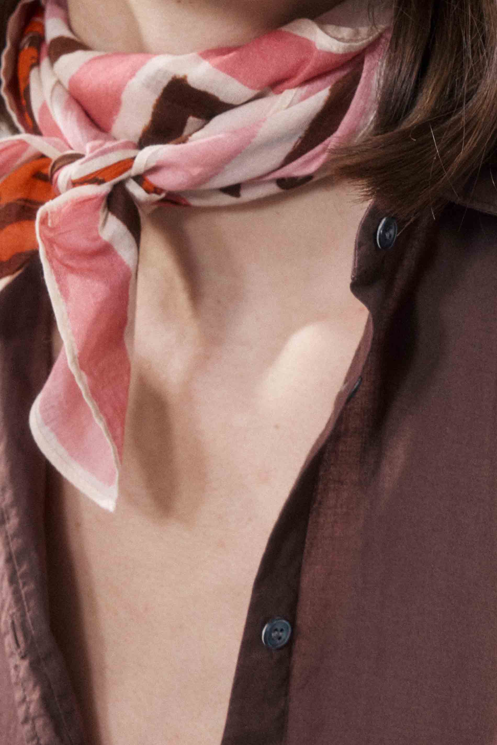 Bandana Hibiscus - pink / detail01
