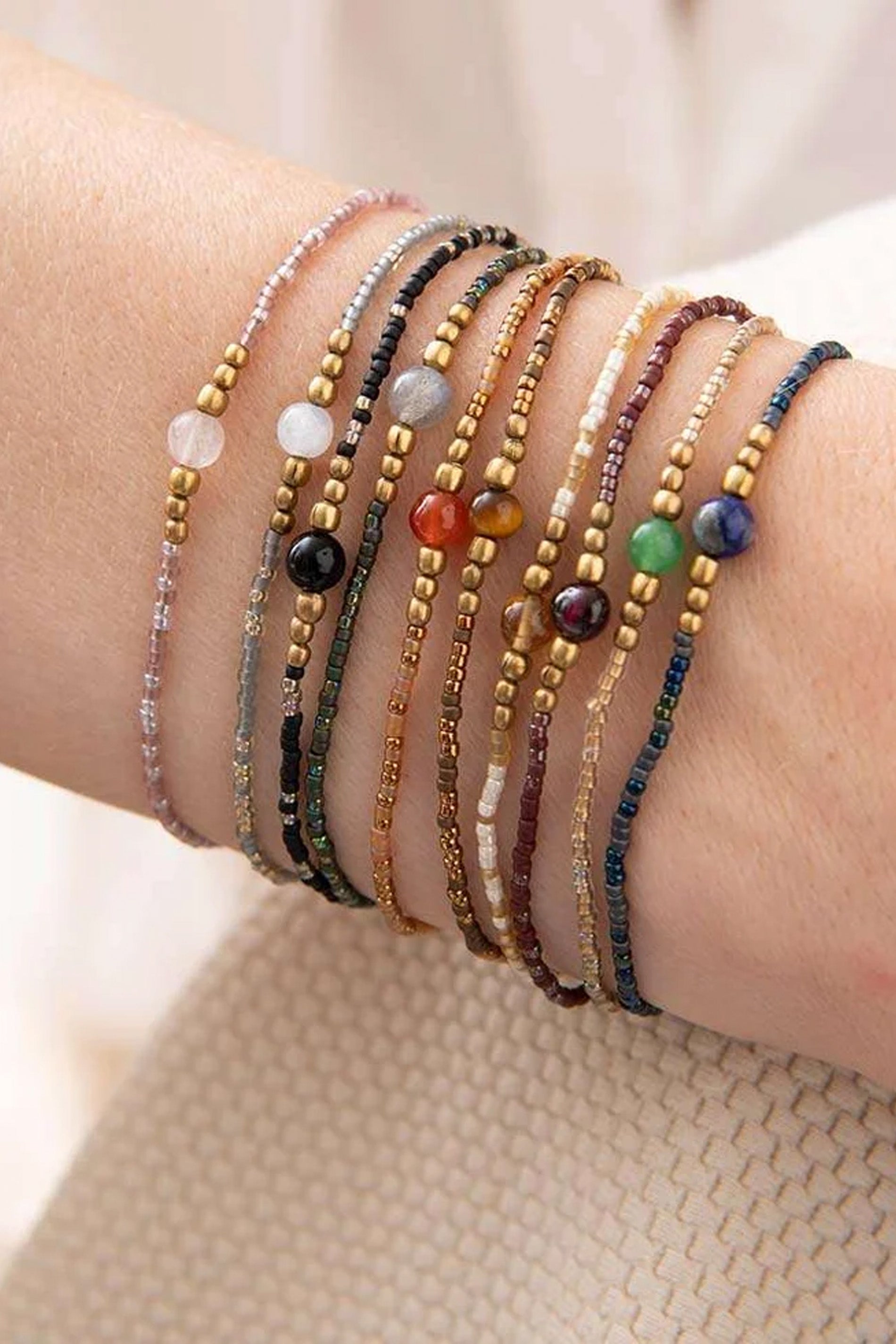 Iris Card Aventurine Bracelet - aventurine