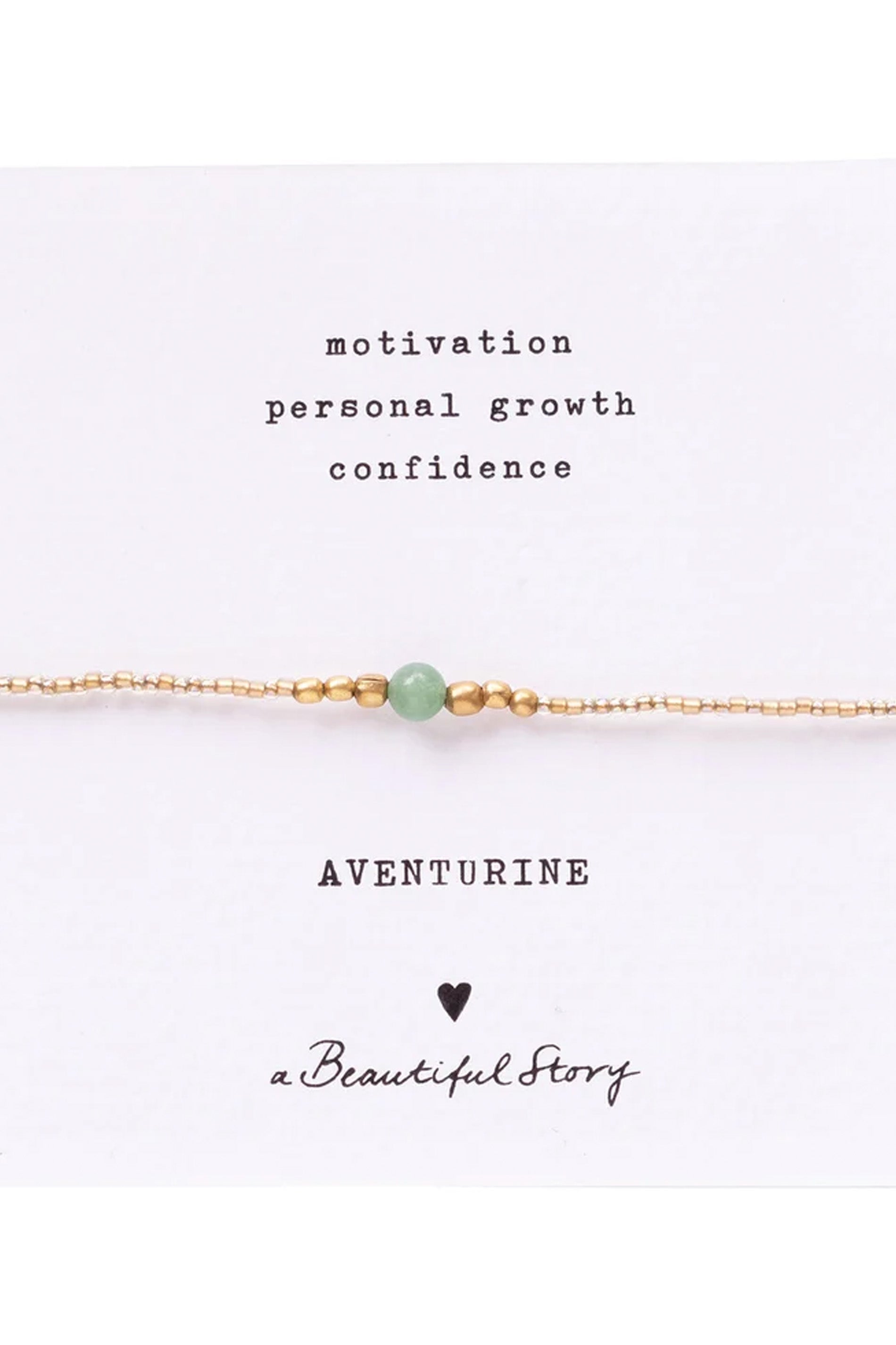 Iris Card Aventurine Bracelet - aventurine
