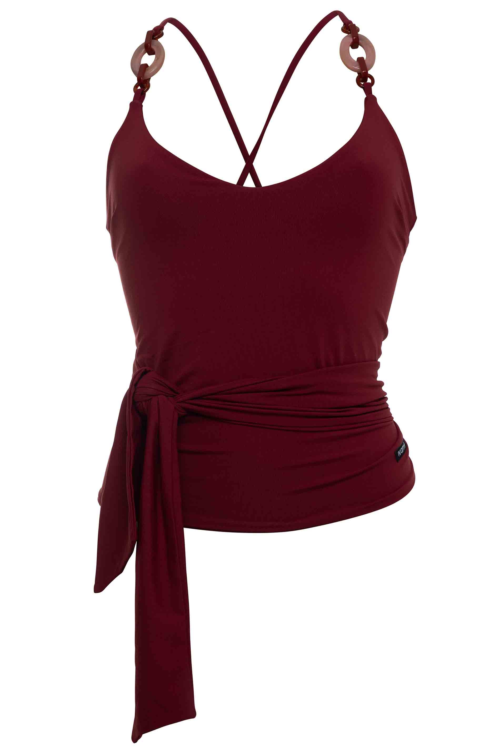 Chloe Top - burgandy / fs