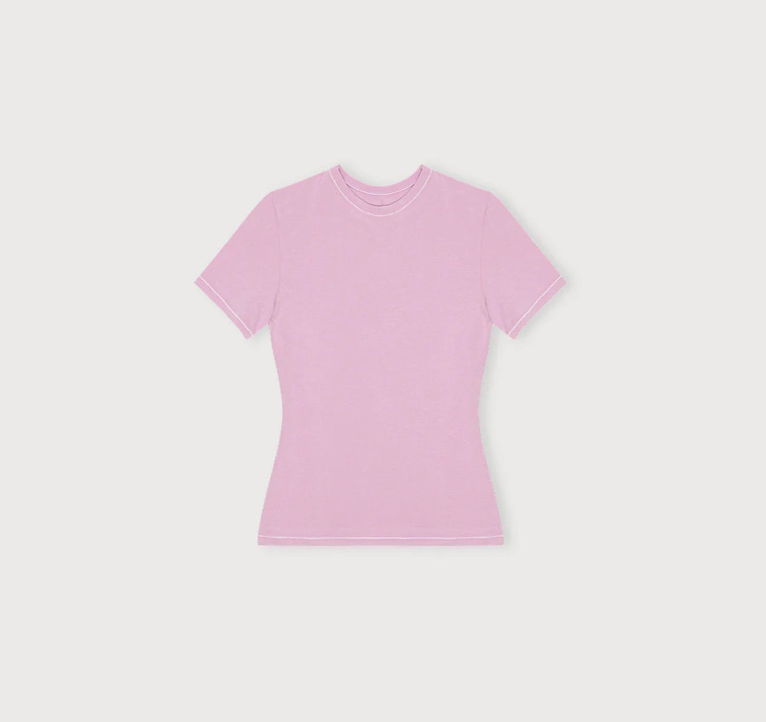 True heavy boxy tee - lavender mist