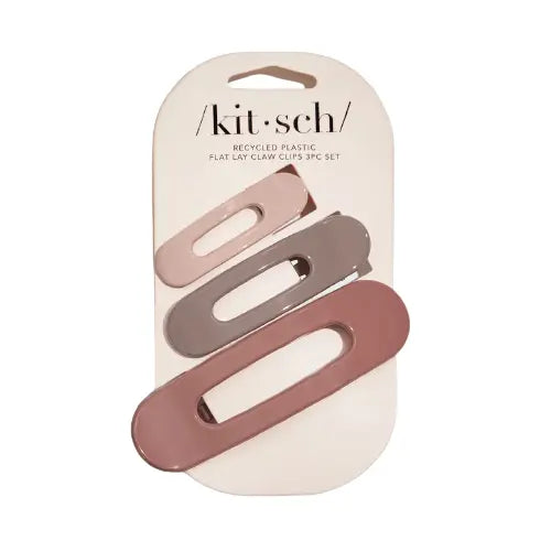 Flat Lay Claw Clips Set Ultra Glossy Terracotta