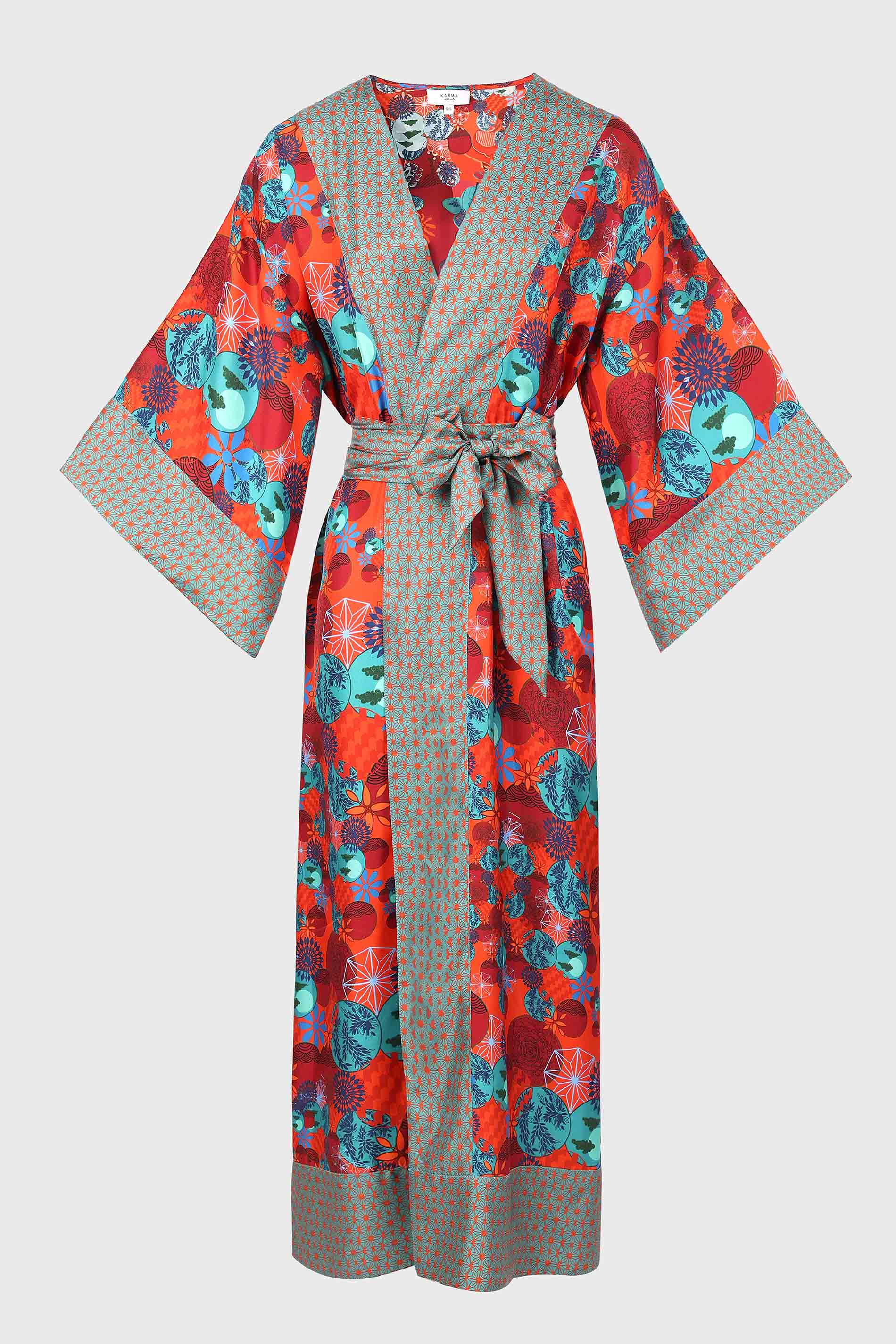 KOBE KIMONO - tama coral / fs