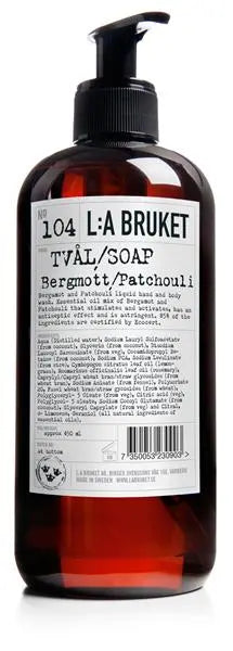 L:a Bruket No. 104 BERGAMOTT/PATCHOULI
