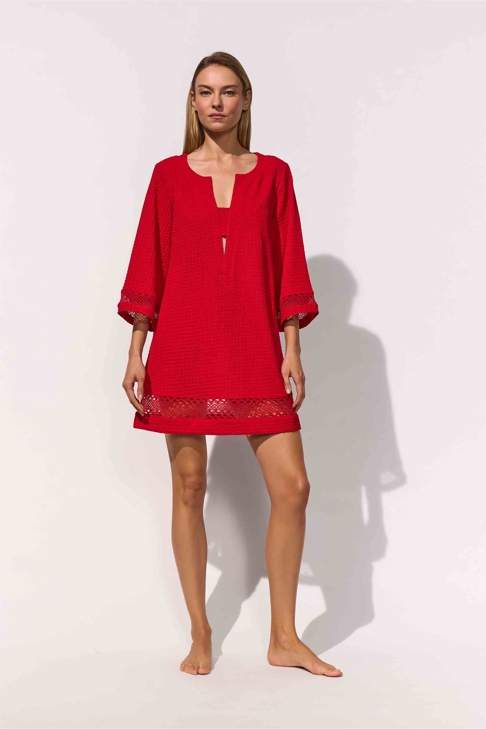 TUNIC - ROUGE / front
