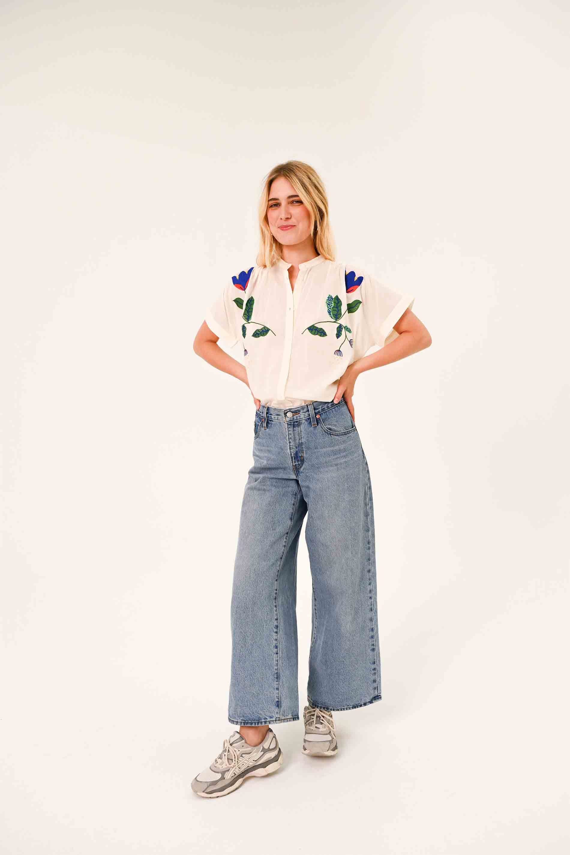 BLOUSE BRODEE - MULTICO / front