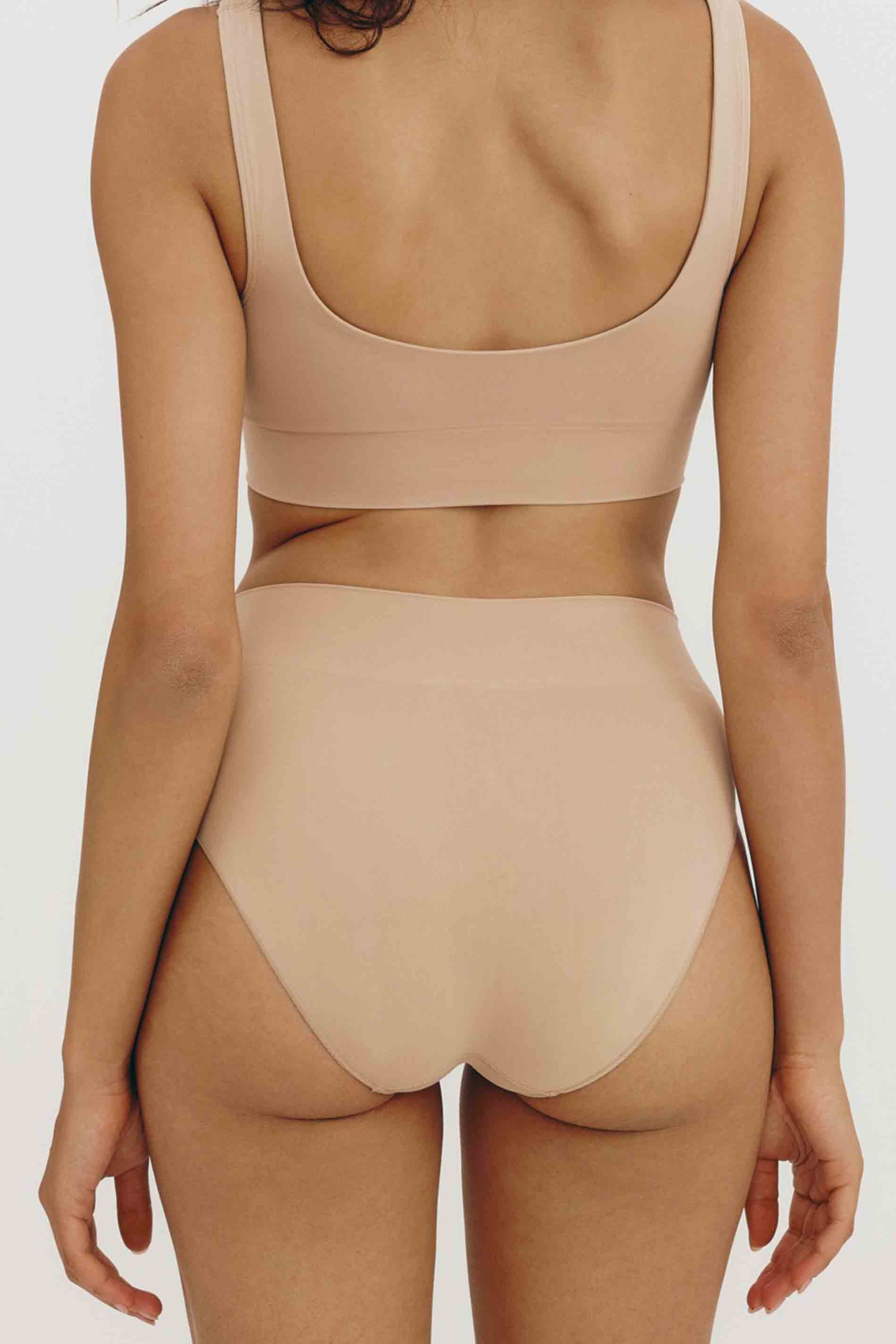 Smooth Bralette - Hazelnut / front