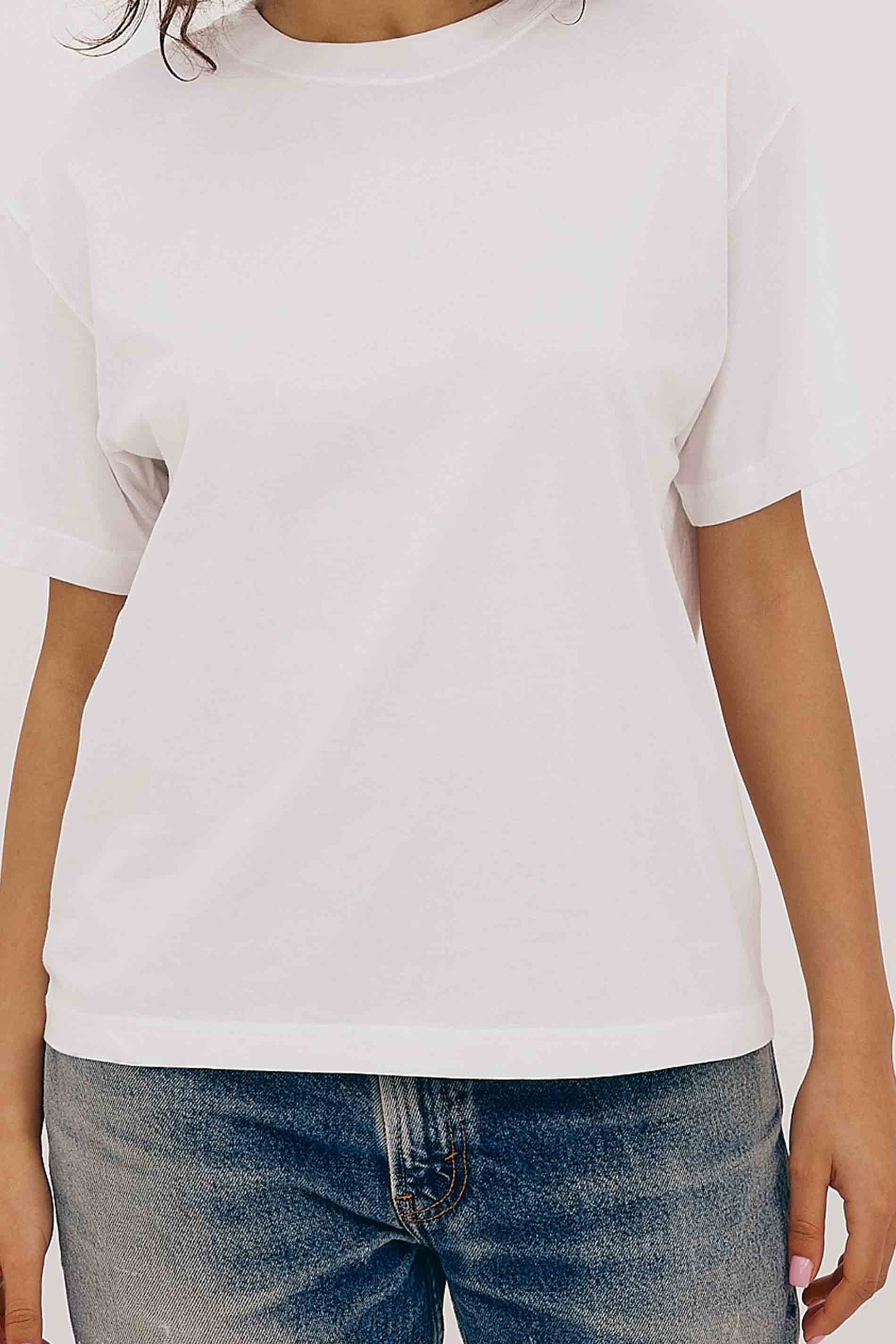True Boxy Tee - White / front