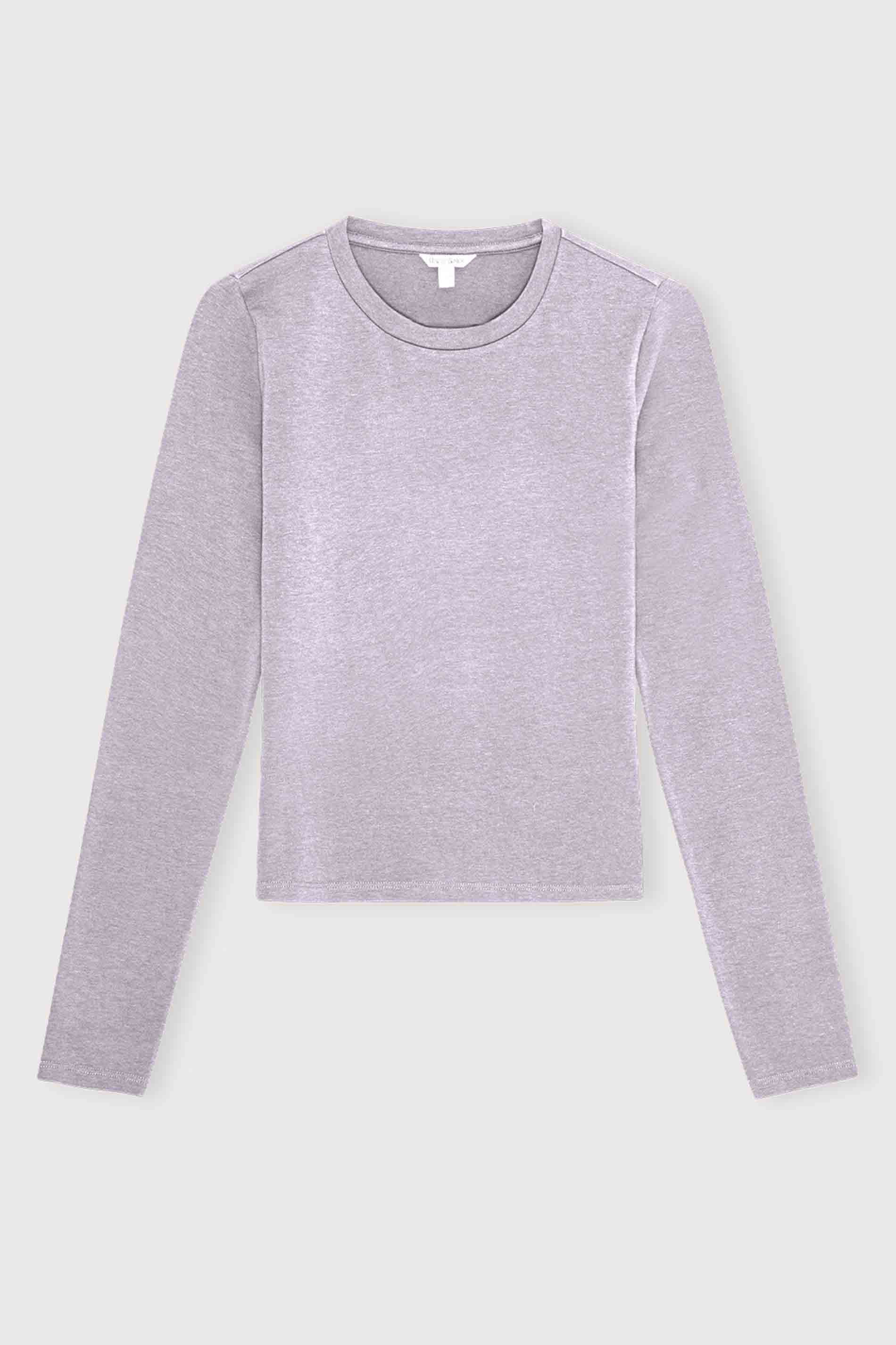 Everyday Regular Long Sleeve Tee - Soft Lilac / fs