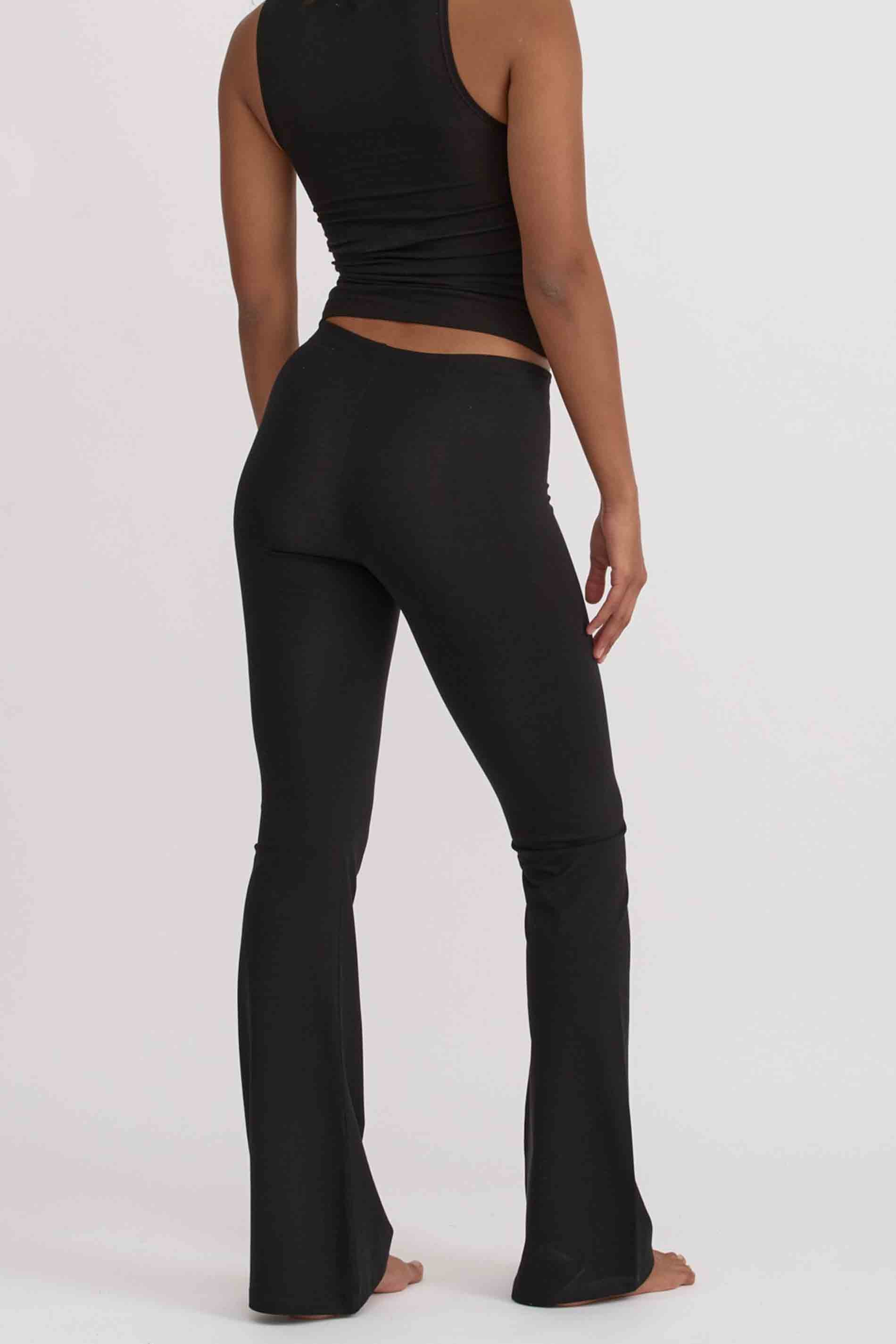 Core Flare Pants - black / back