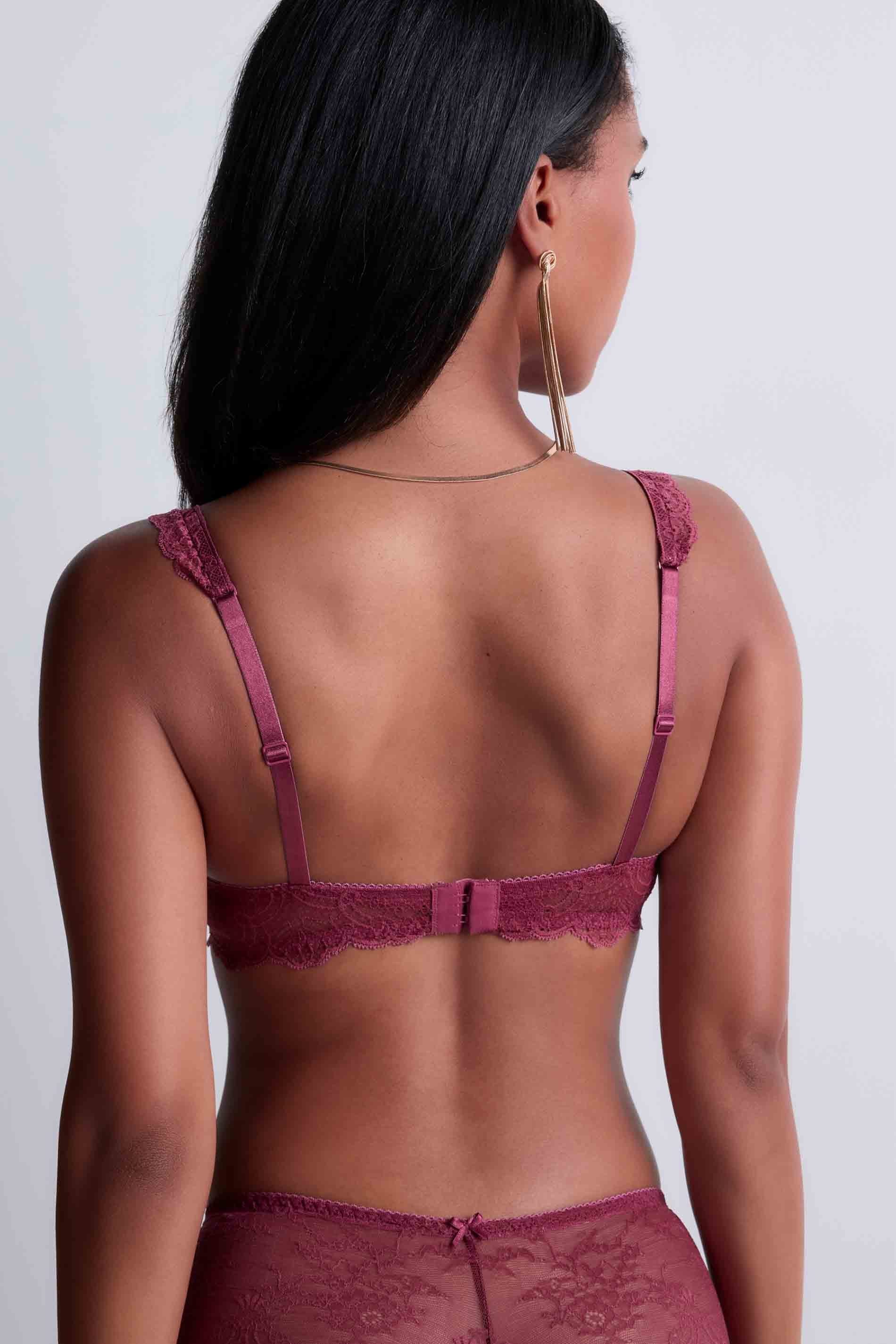 PLUNGE BRA - MULBERRY / detail02